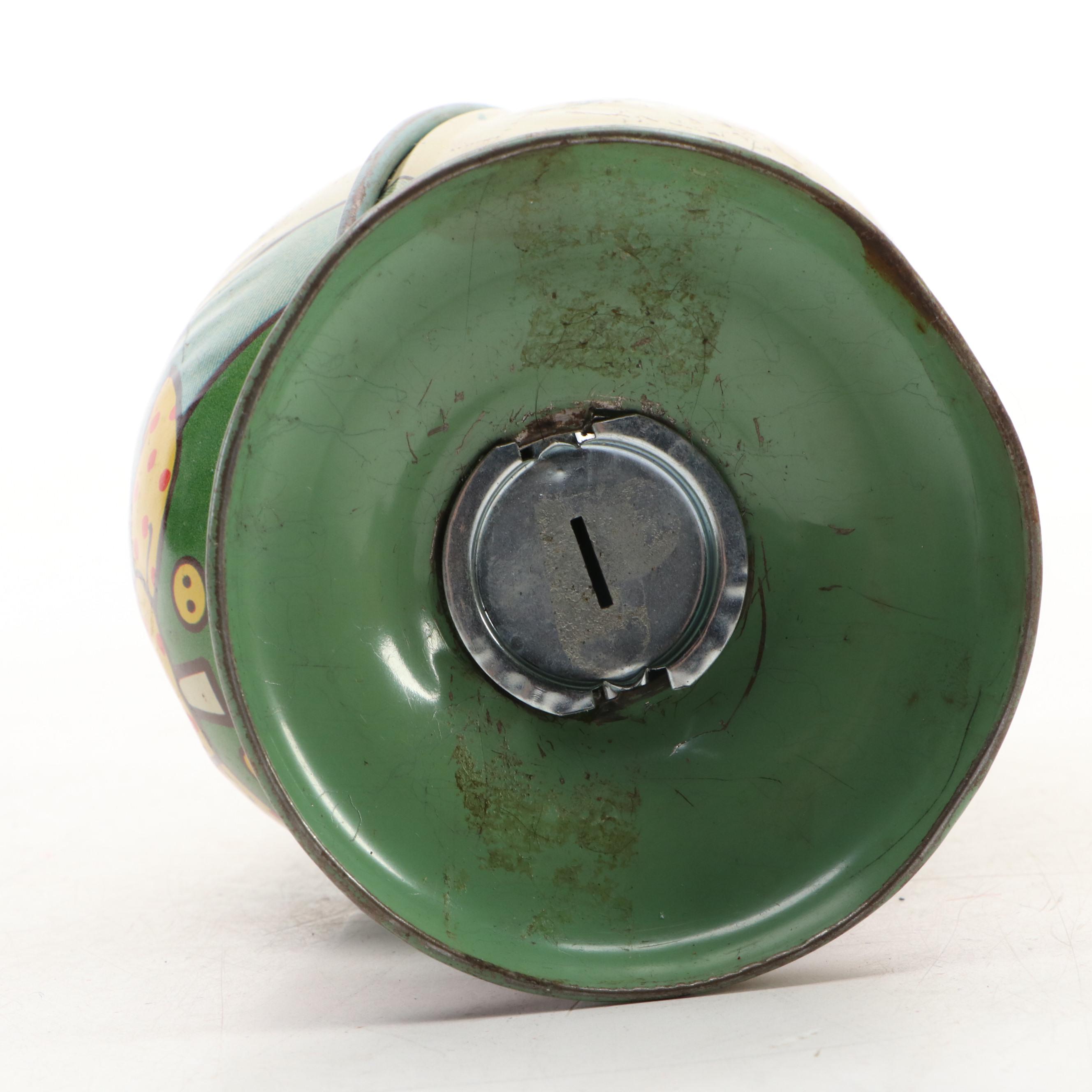 Ohio Art, J. Chein & Co. and More Tin Litho Toy Banks, Mid-20th Century