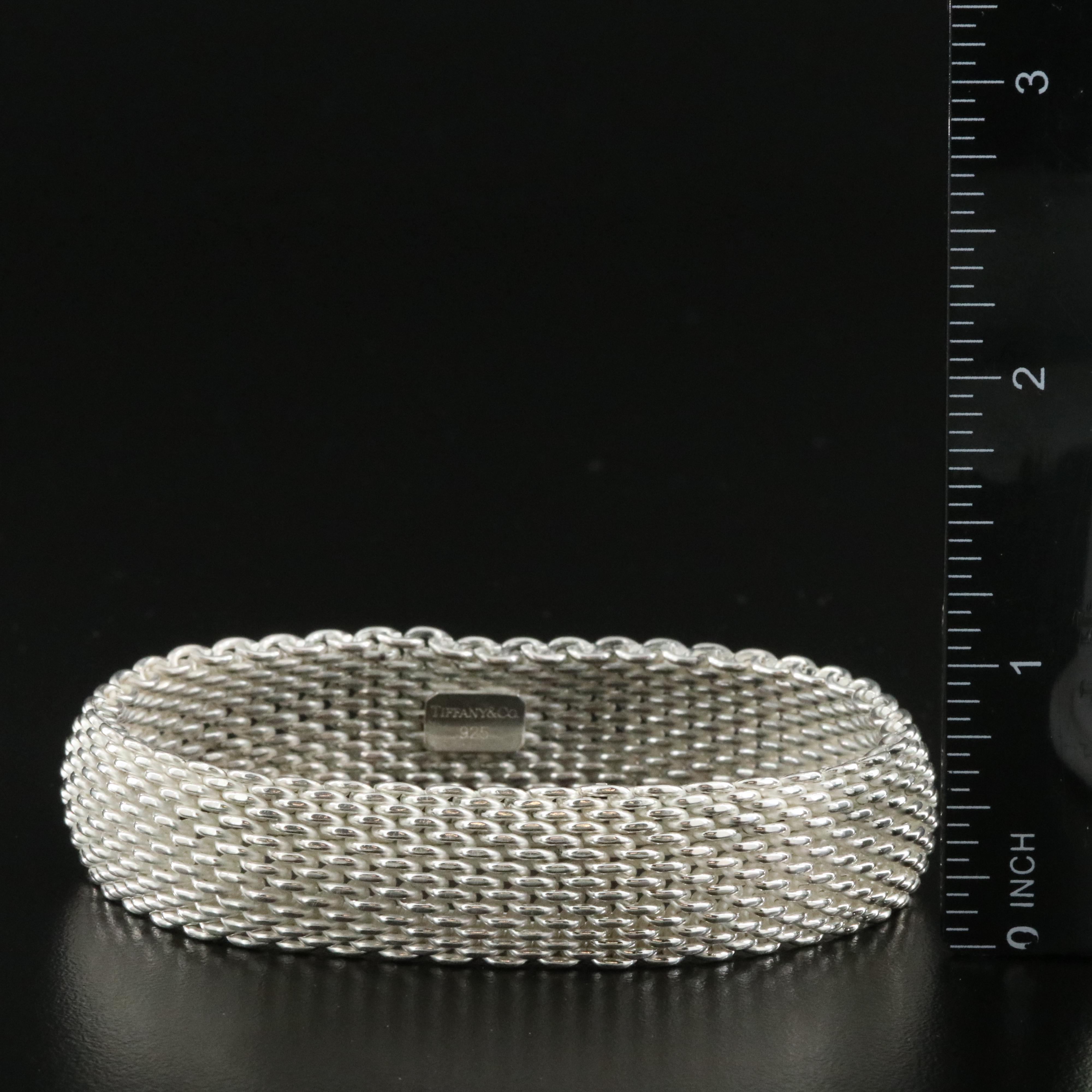 Tiffany & Co. Somerset Sterling Mesh Bracelet