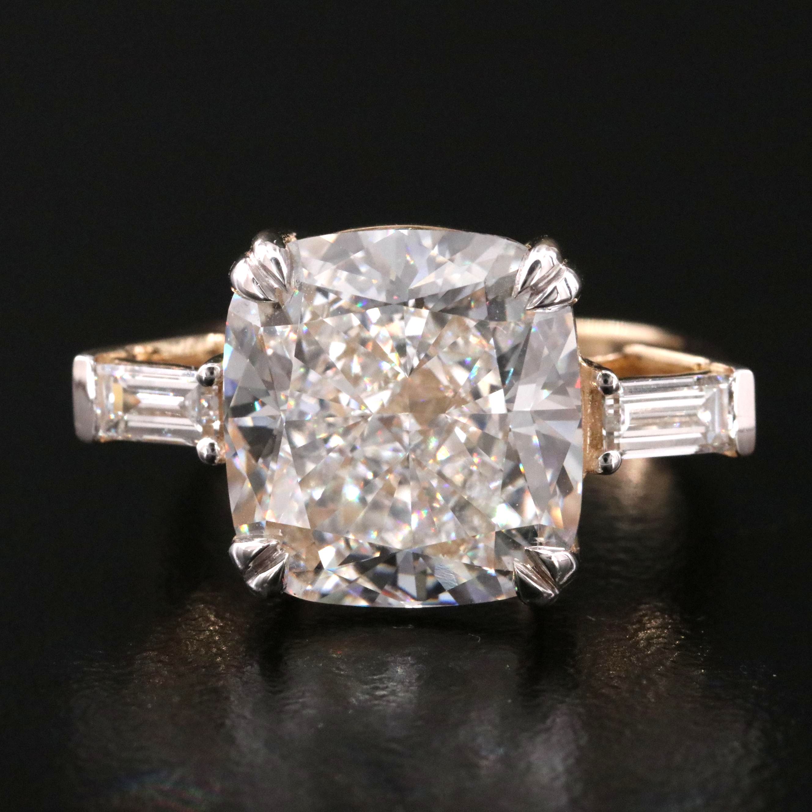 14K 10.65 CTW Lab Grown Diamond Ring with IGI Report