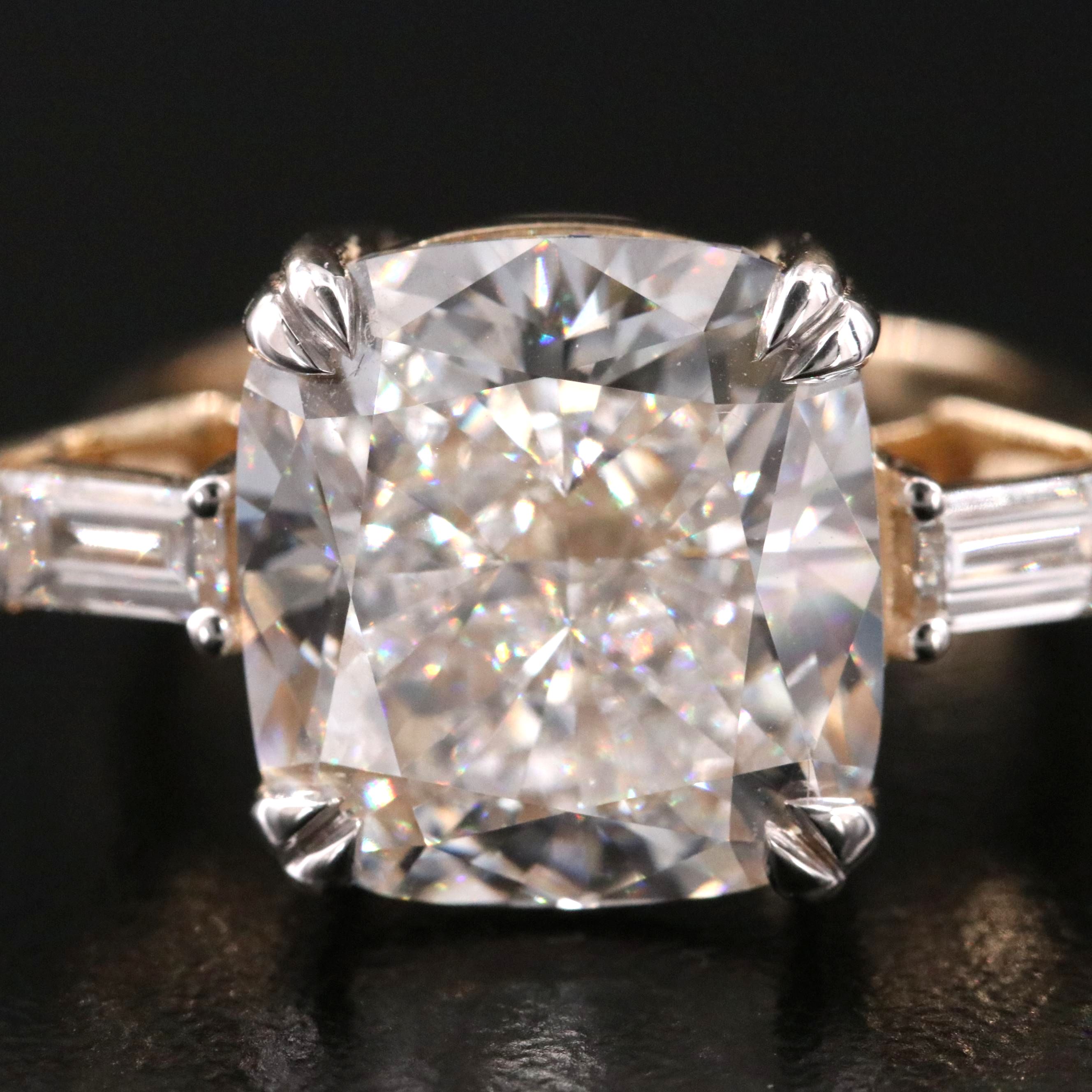 14K 10.65 CTW Lab Grown Diamond Ring with IGI Report