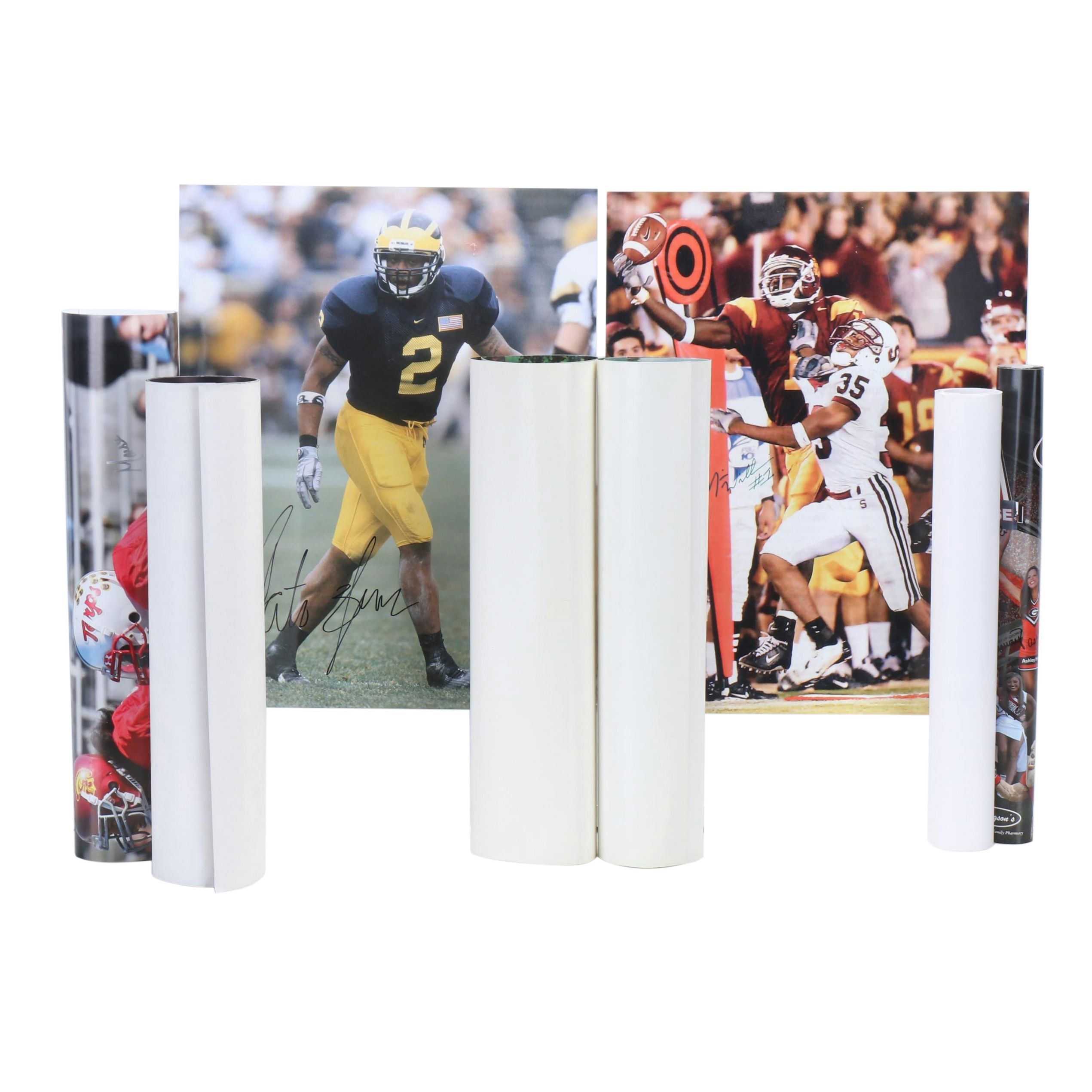 Eleven Sports Photo Prints and Posters, Some Signed