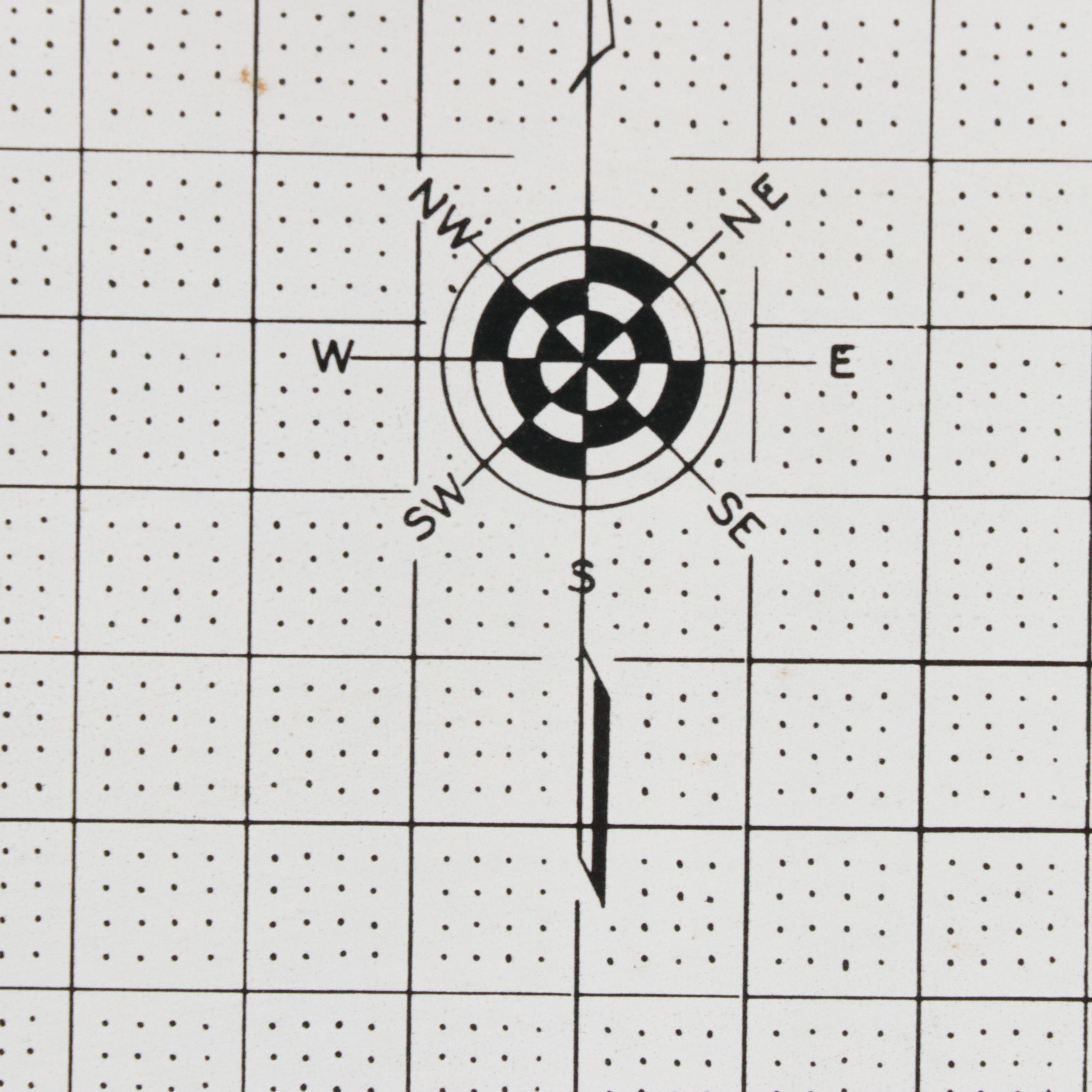 Vintage Magnetic Hurricane Tracking Chart With Magnets