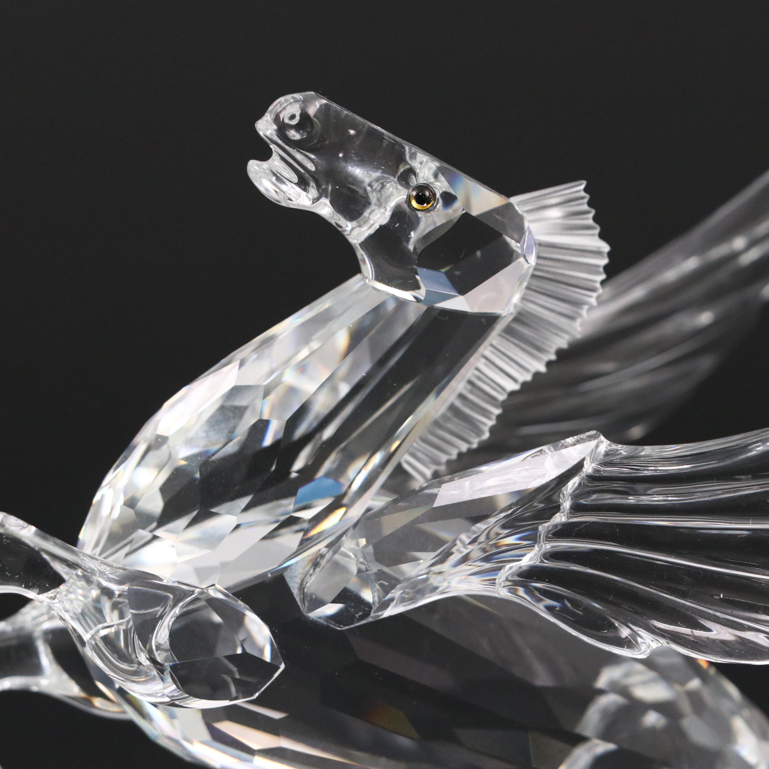 Swarovski Fabulous Creatures "The Unicorn" and "The Pegasus" Crystal Figurines