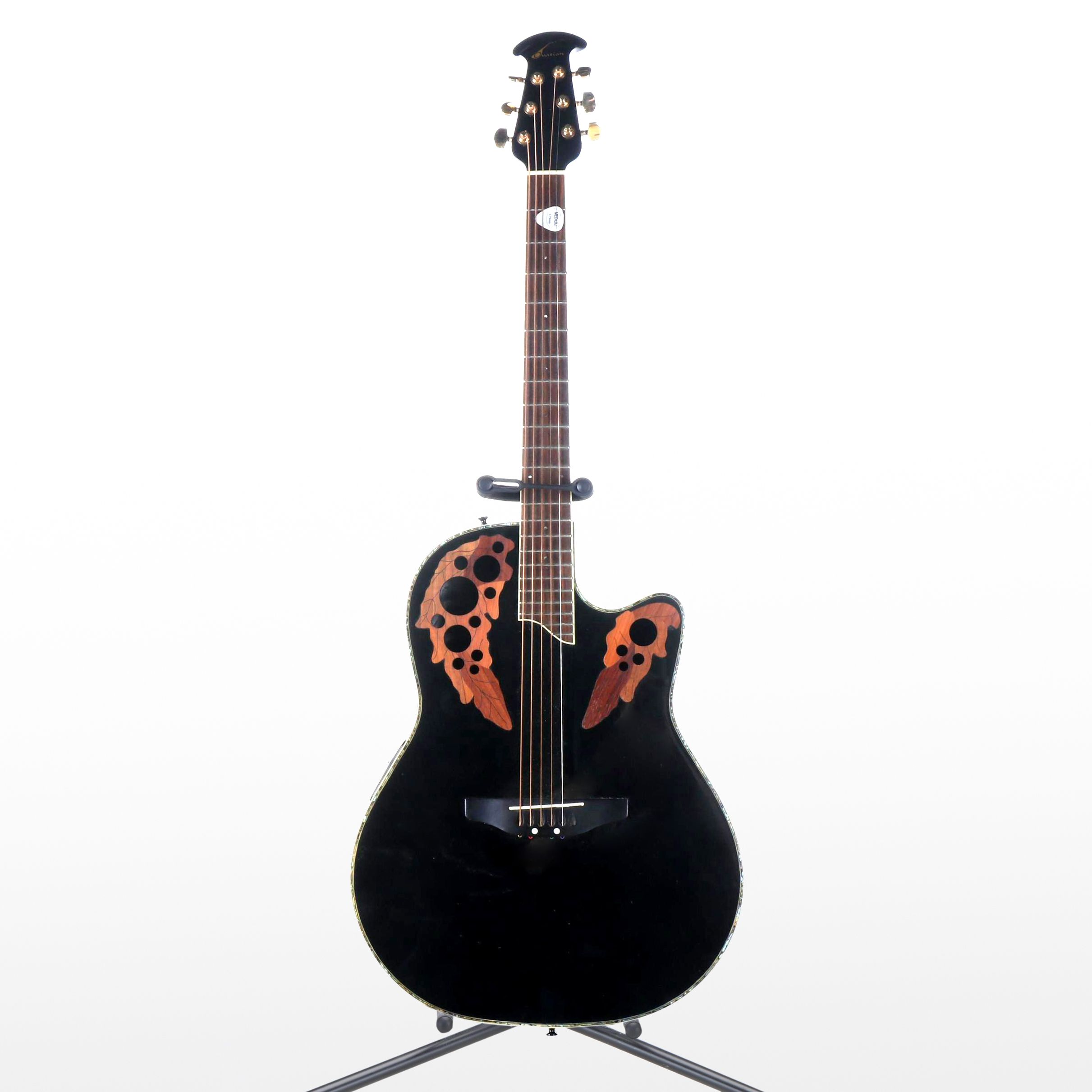 Ovation Standard Elite Acoustic Electric Guitar with Hardshell Case and Stand