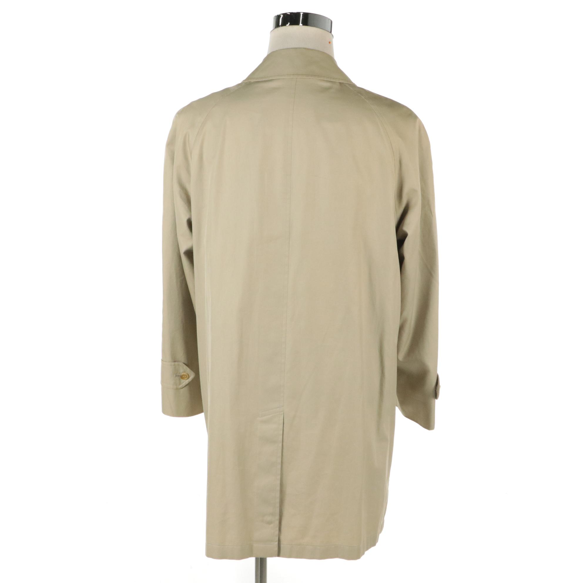 Men's Burberrys Raincoat in Cotton