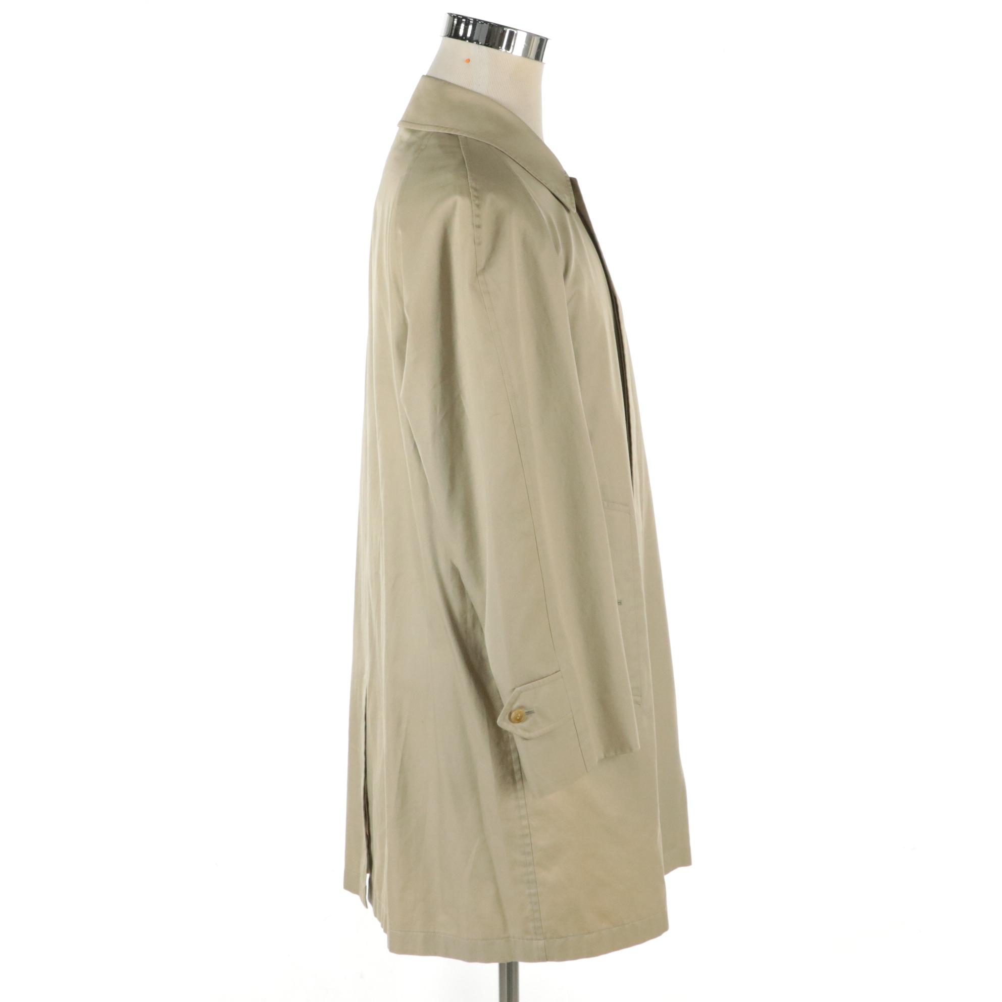 Men's Burberrys Raincoat in Cotton