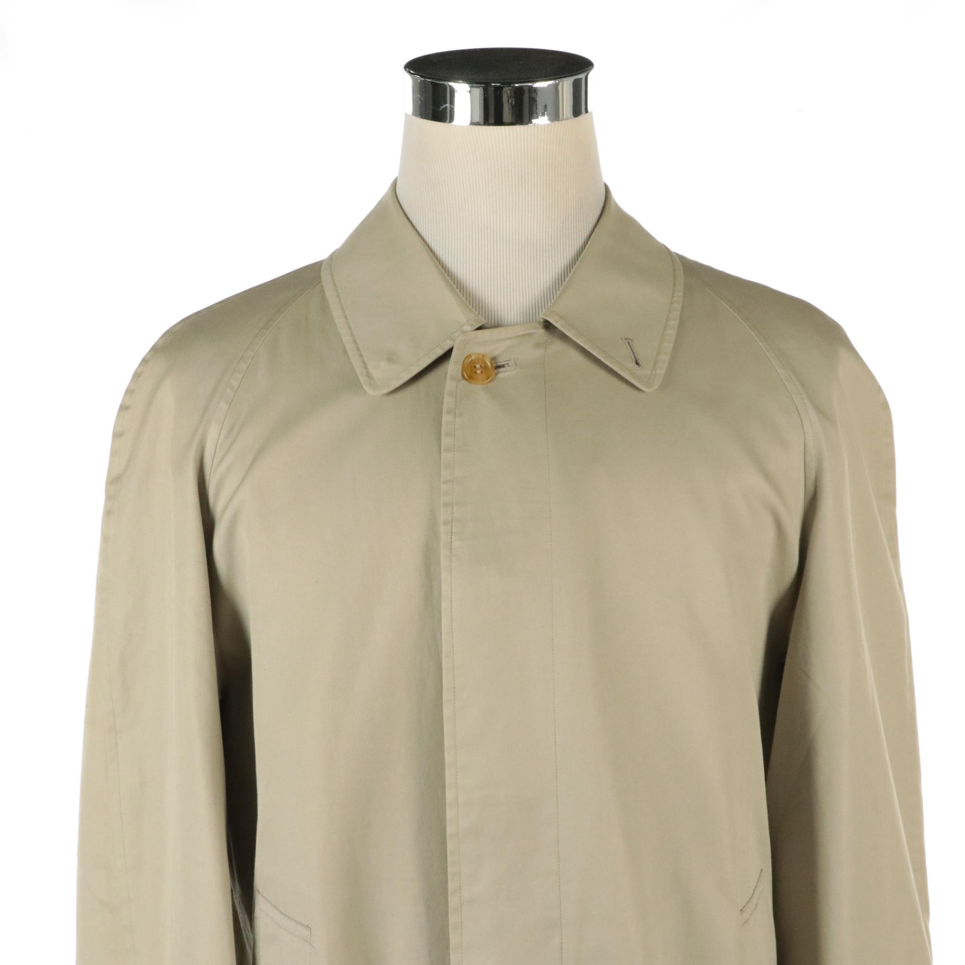 Men's Burberrys Raincoat in Cotton