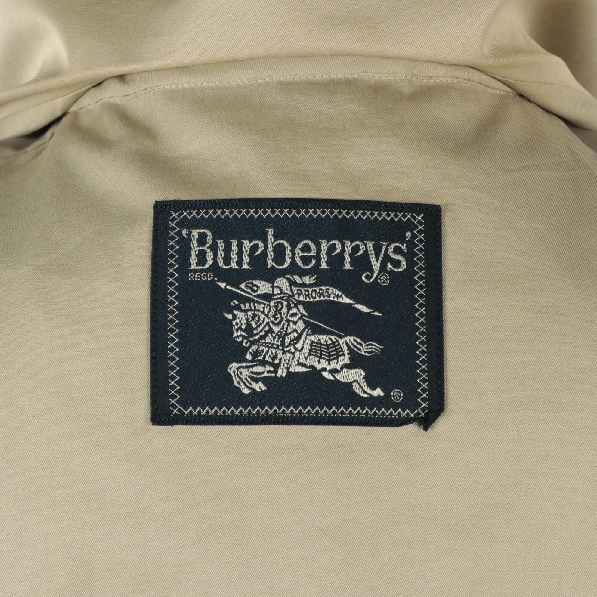 Men's Burberrys Raincoat in Cotton