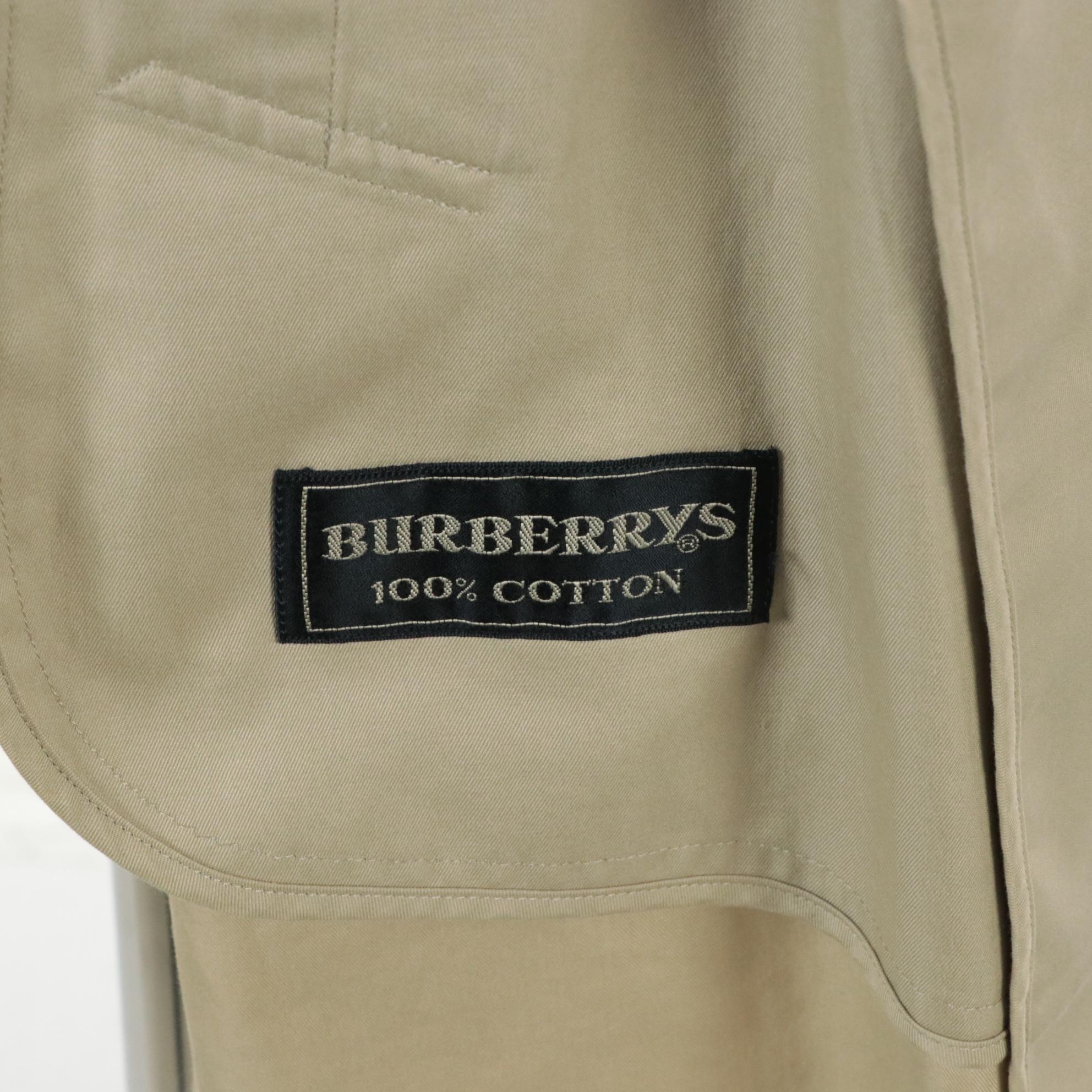Men's Burberrys Raincoat in Cotton