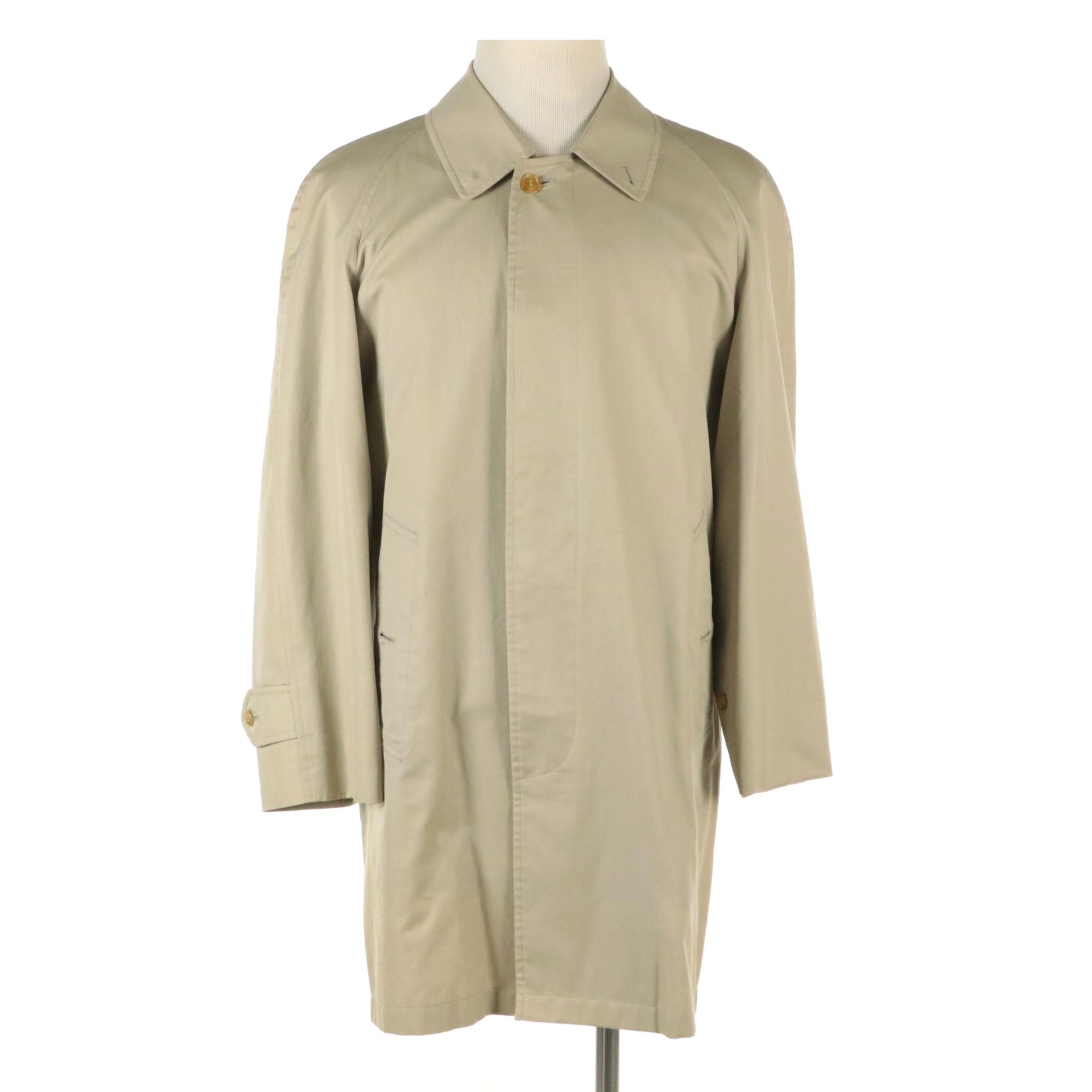 Men's Burberrys Raincoat in Cotton