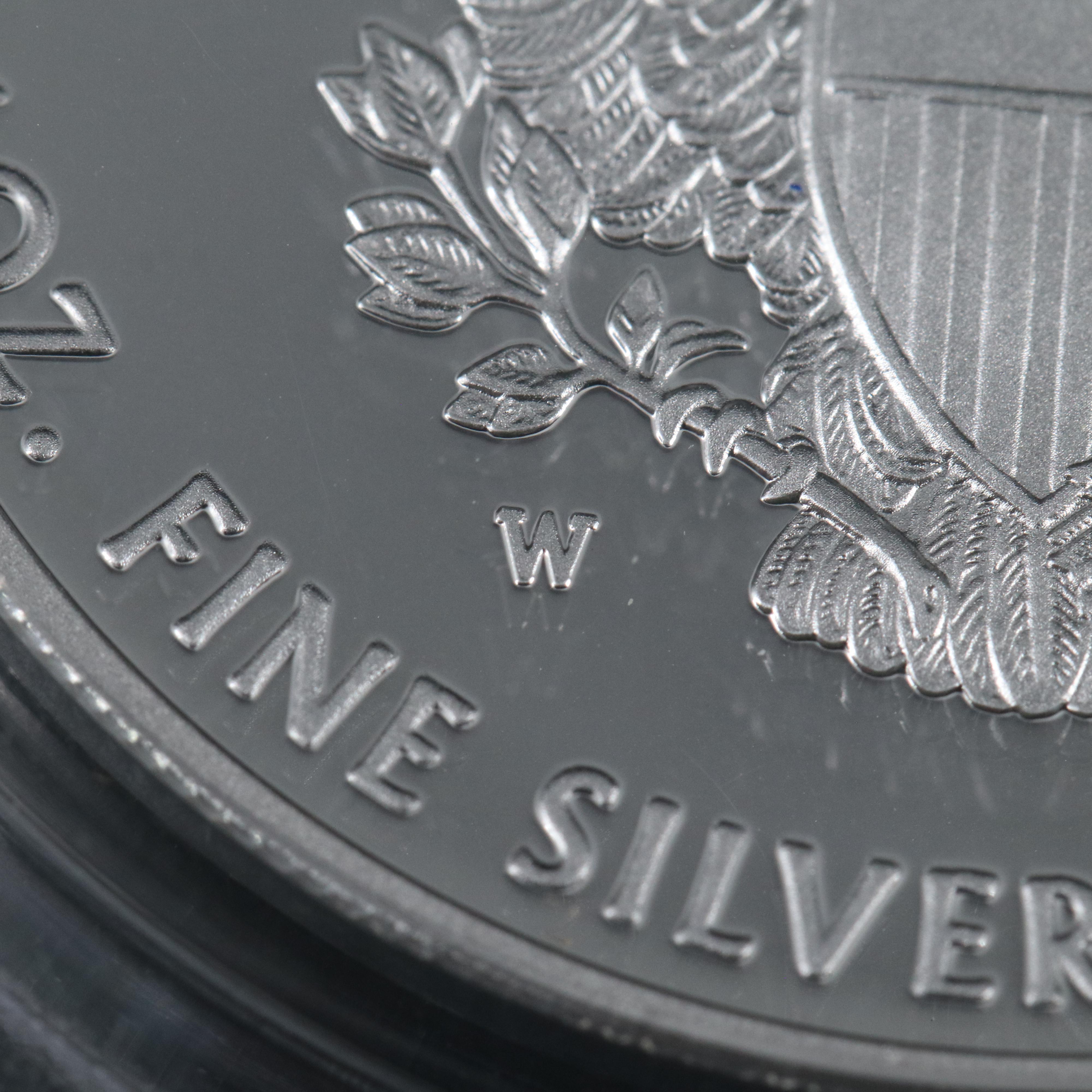 PCGS PR70 DCAM 2017-W $1 U.S. Silver Eagle Proof Coin Signed by Moy