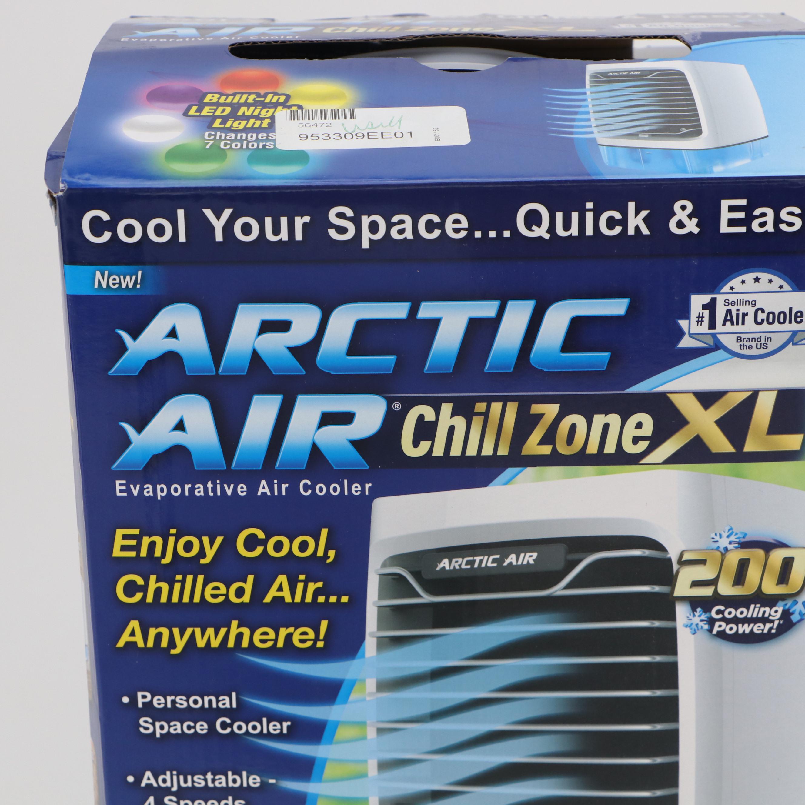 Arctic Air Chill Zone XL Evaporative Air Cooler with BikeNook Bike Rack