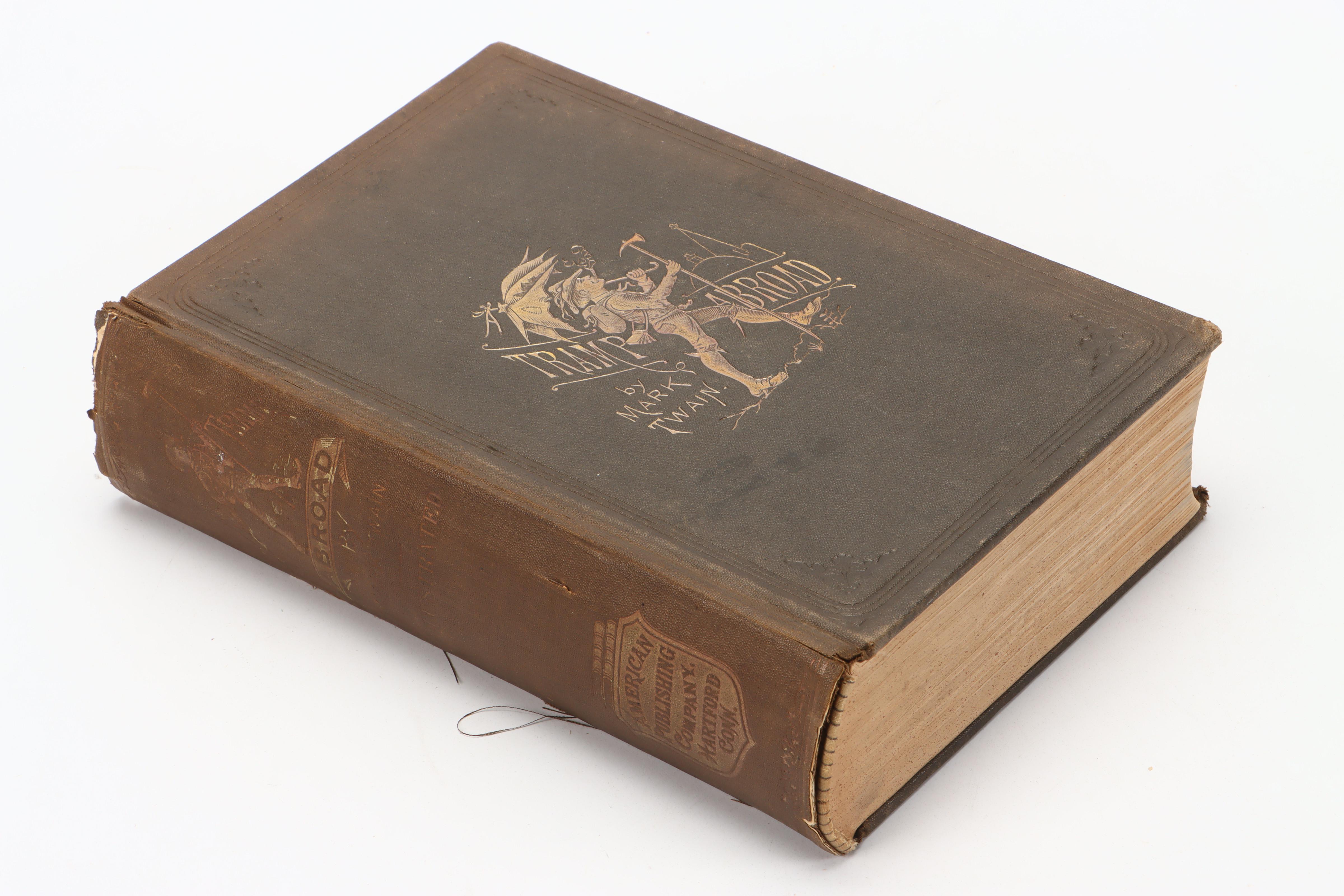 First Edition, Second State "A Tramp Abroad" by Mark Twain, 1880