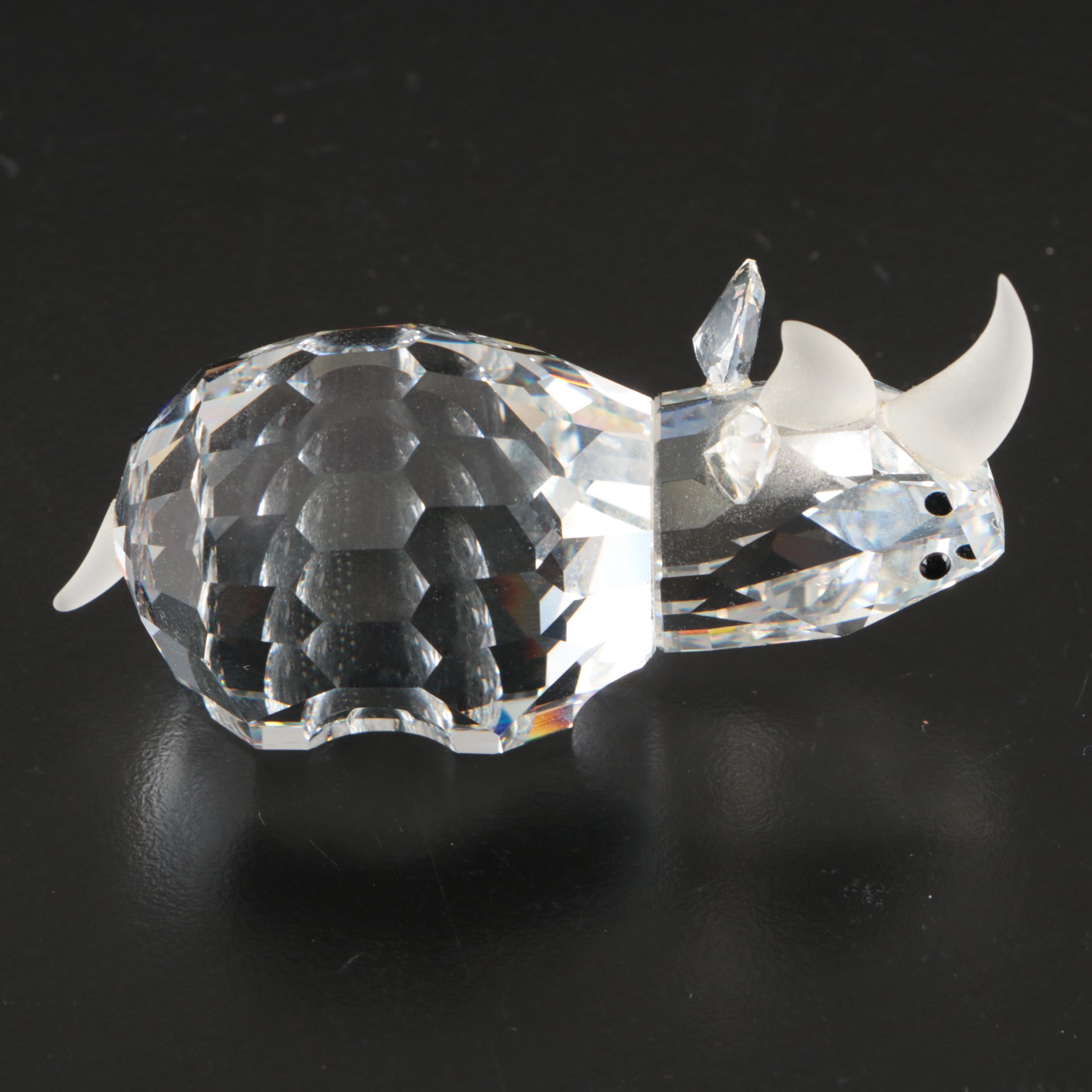 Swarovski Crystal Cat, Fox, and Other Animal Figurines