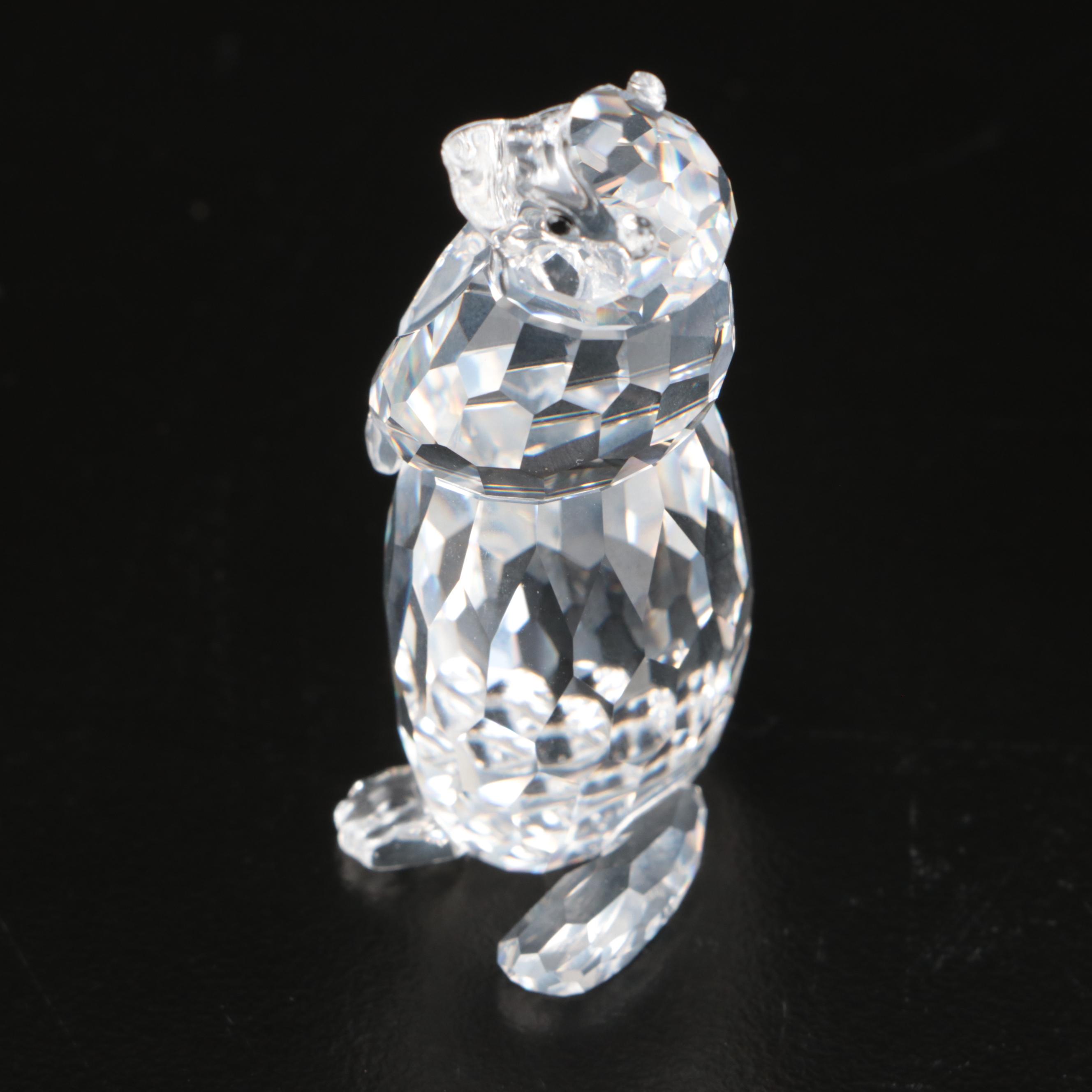 Swarovski Crystal Cat, Fox, and Other Animal Figurines