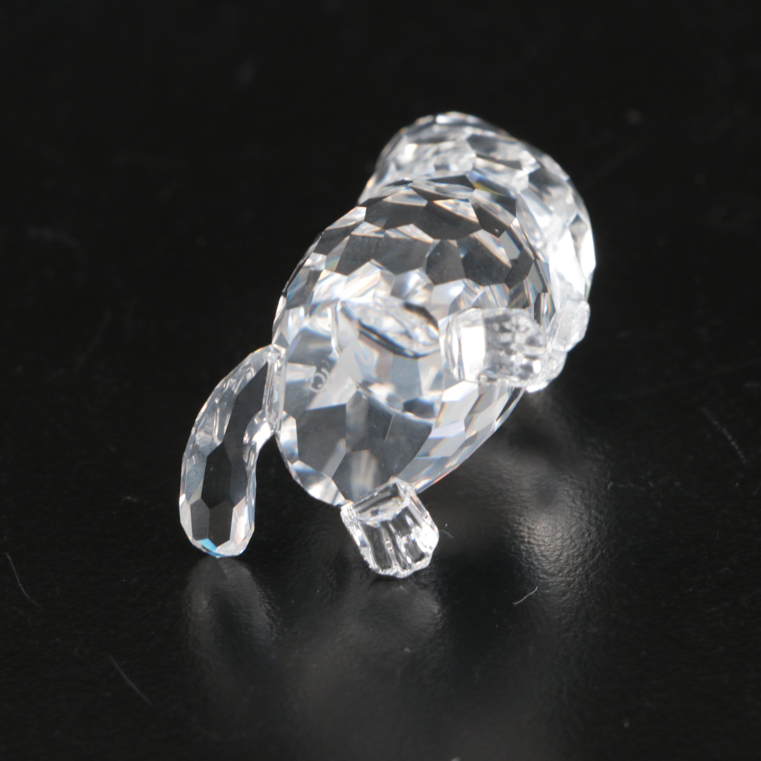 Swarovski Crystal Cat, Fox, and Other Animal Figurines