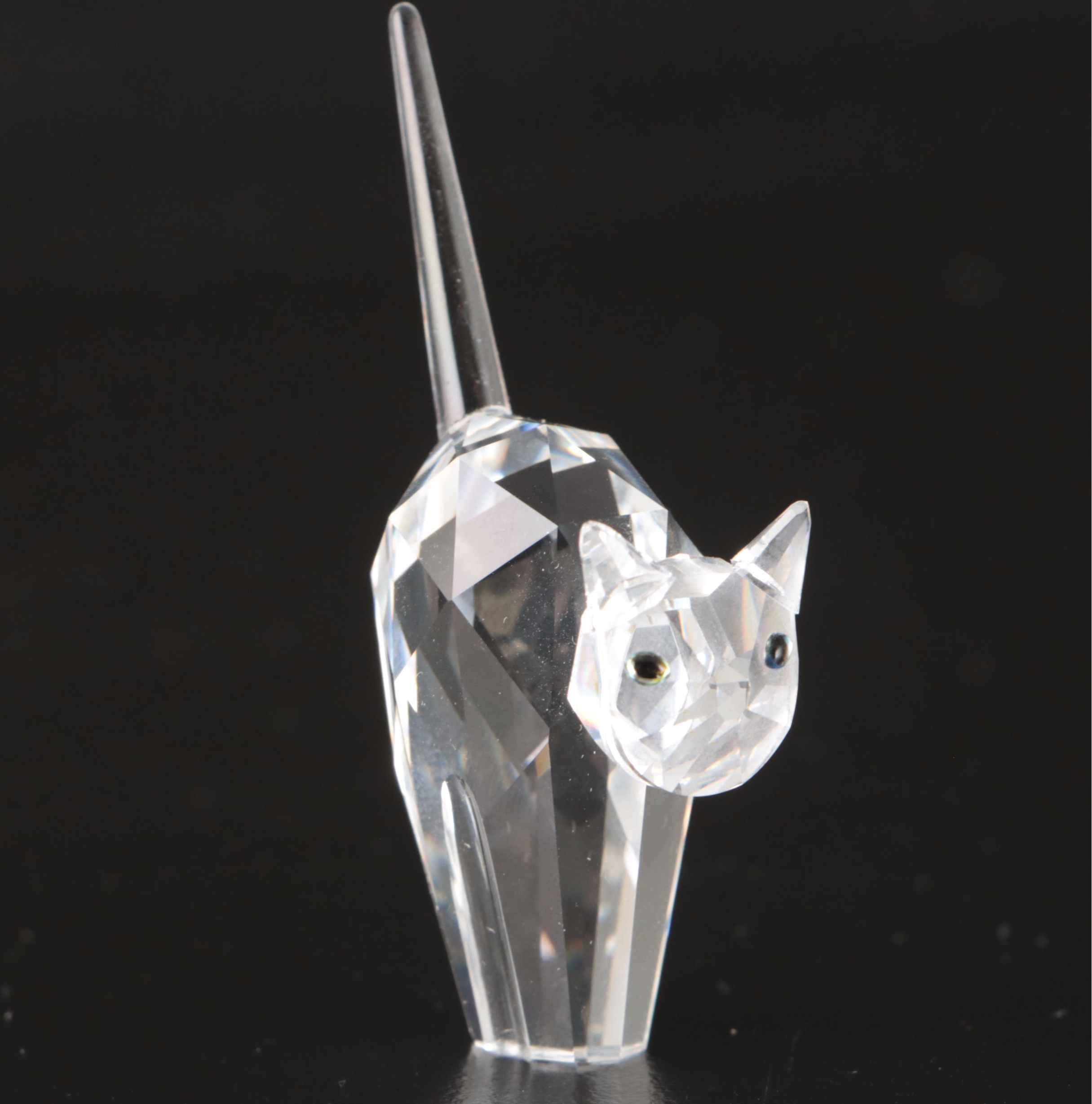 Swarovski Crystal Cat, Fox, and Other Animal Figurines