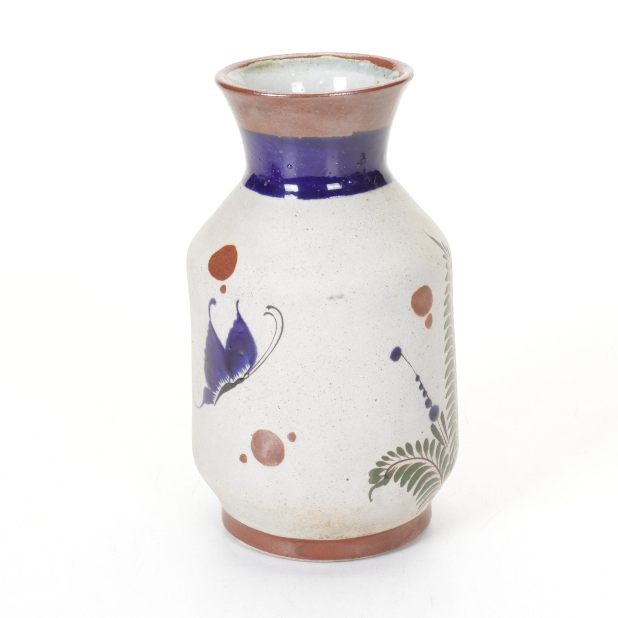 Mateos Tonalá Stoneware Vase with Lovatt Langley Redware Pitcher and More