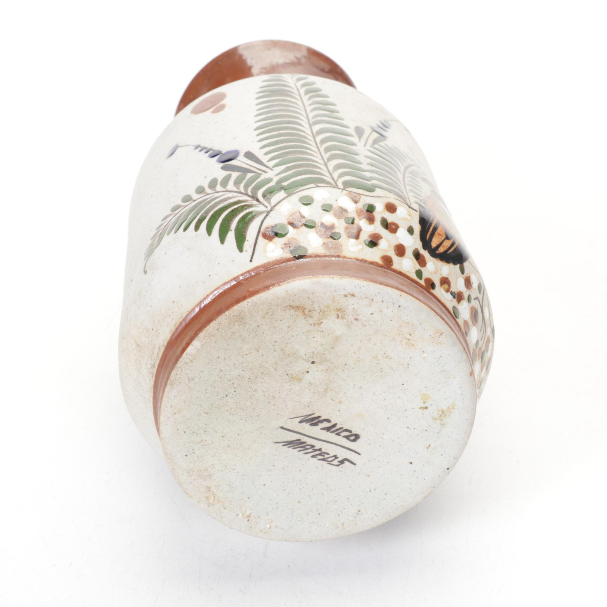 Mateos Tonalá Stoneware Vase with Lovatt Langley Redware Pitcher and More