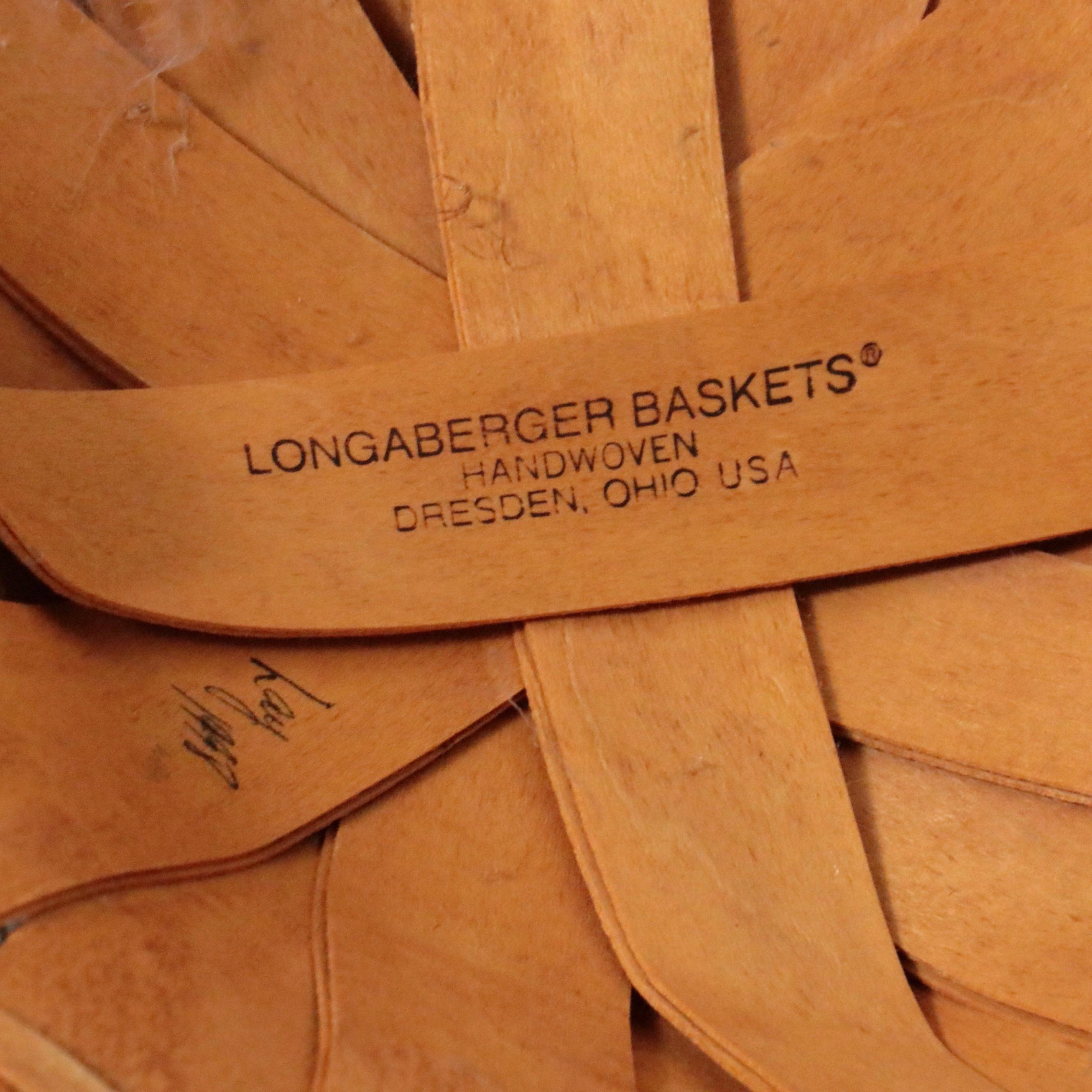 Longaberger Woven Maple Baskets with Liners