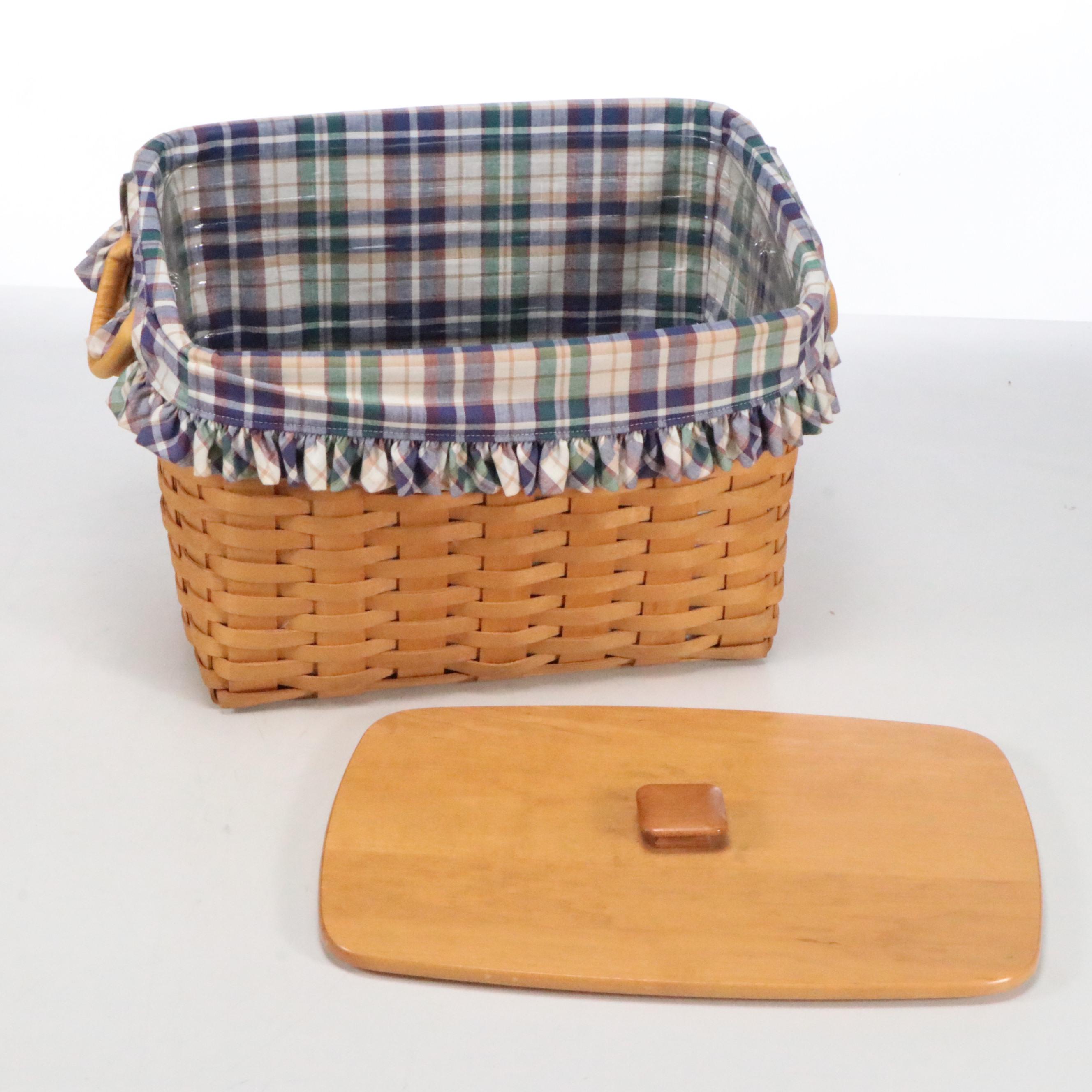 Longaberger Woven Maple Baskets with Liners