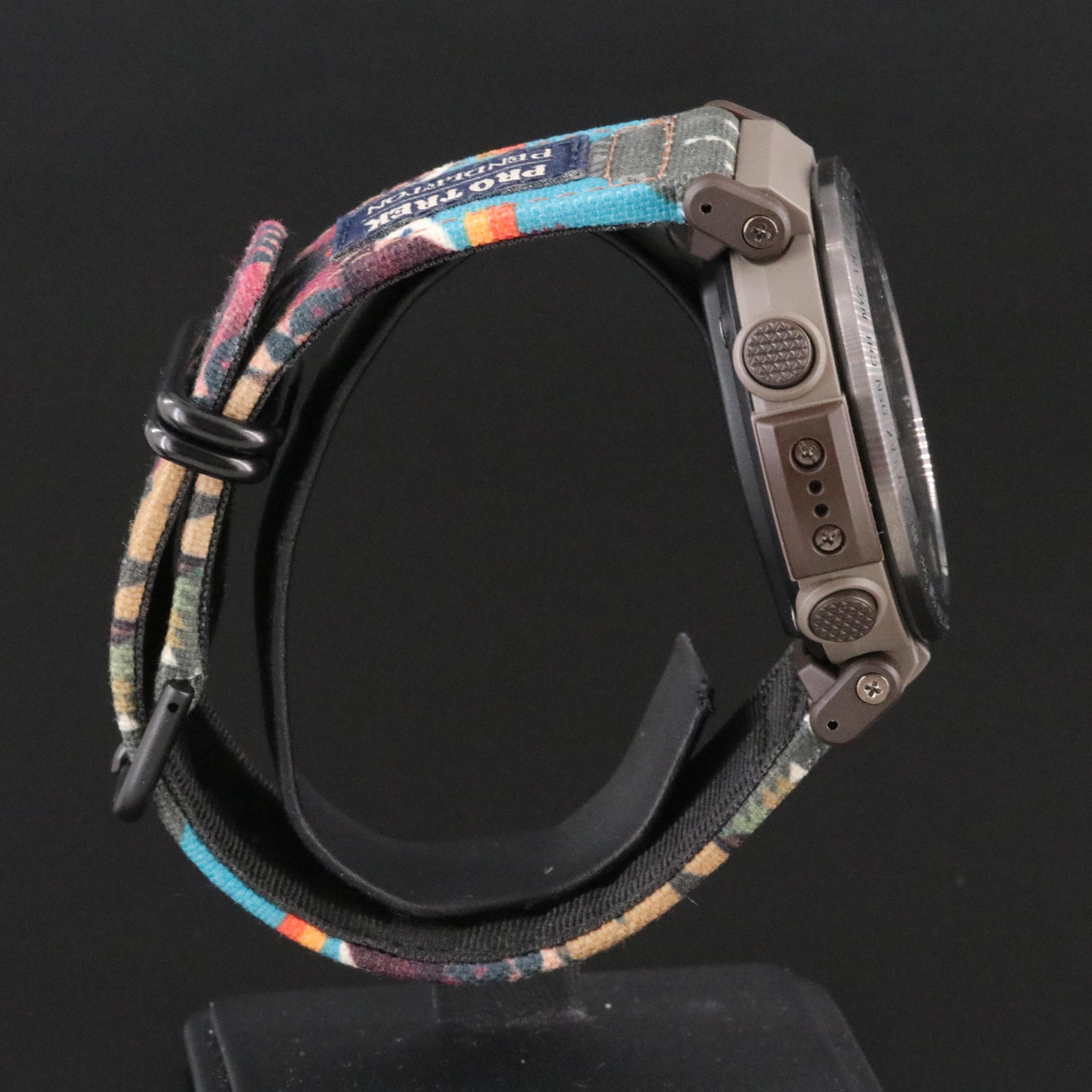 Casio Pro Trek Pendleton PRG-601PE 51mm Resin & Steel Solar Quartz Watch