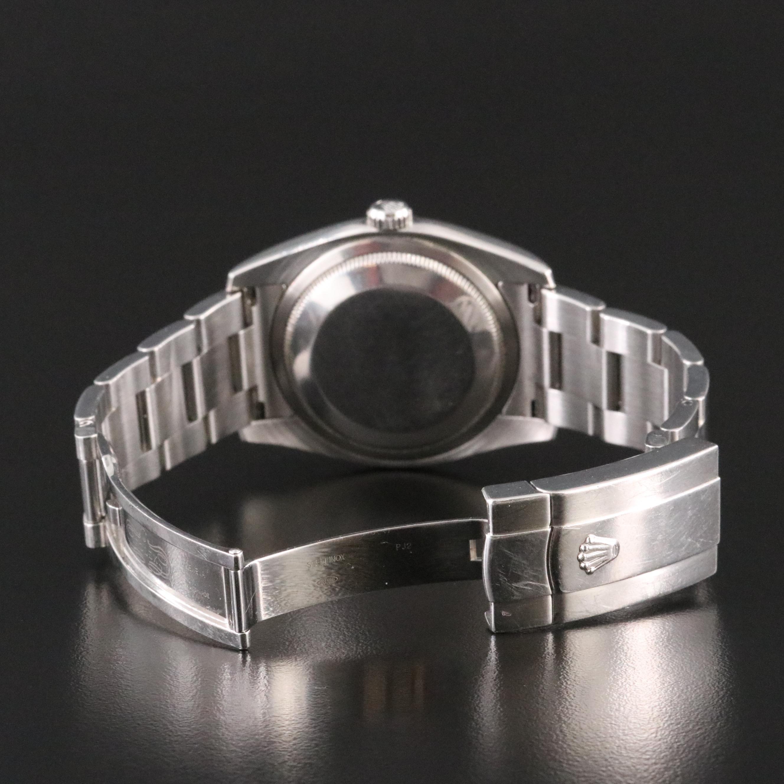 2008 Rolex Oyster Perpetual Salmon Dial Datejust Watch