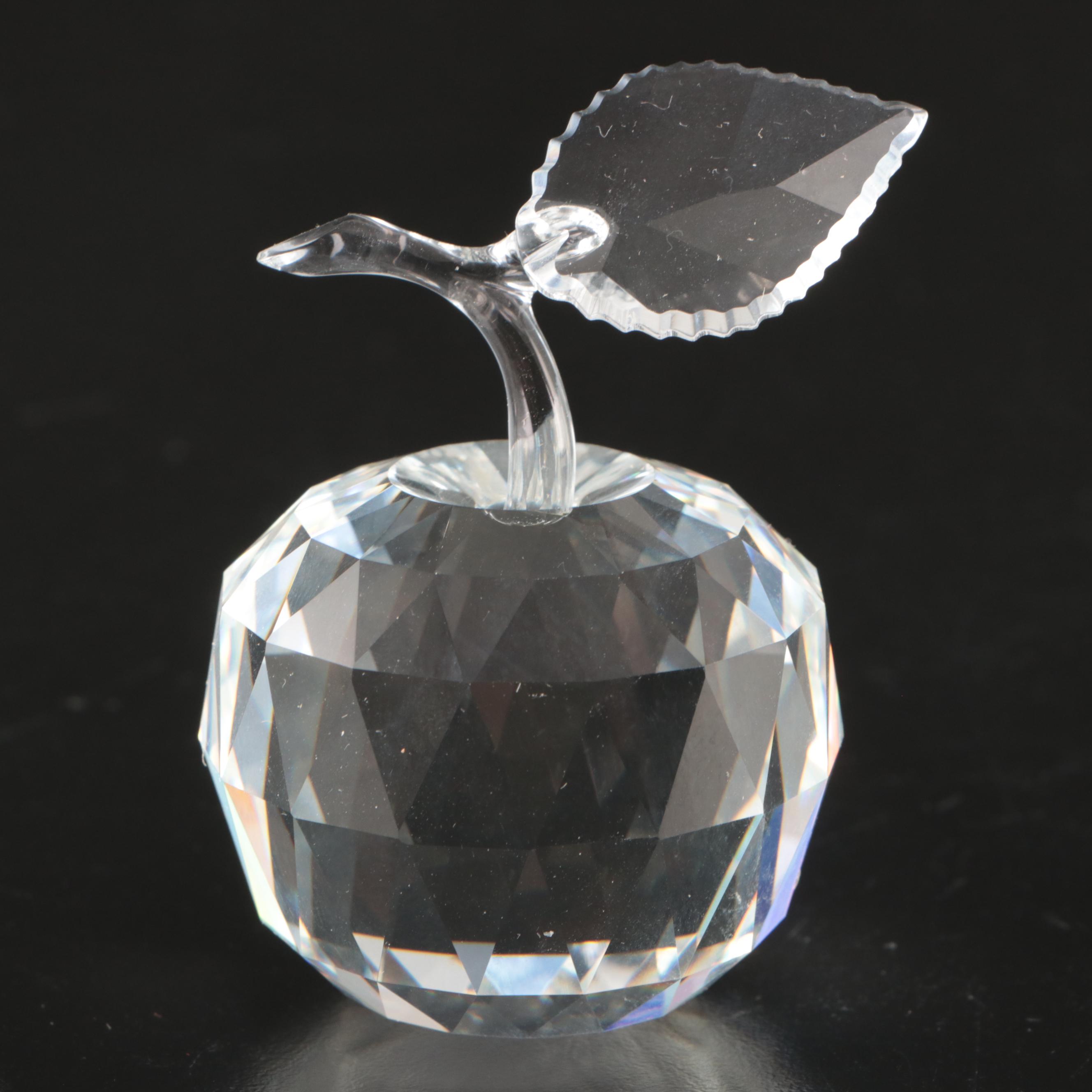 Swarovski Crystal Sparkling Fruit "Apple" and "Pear"