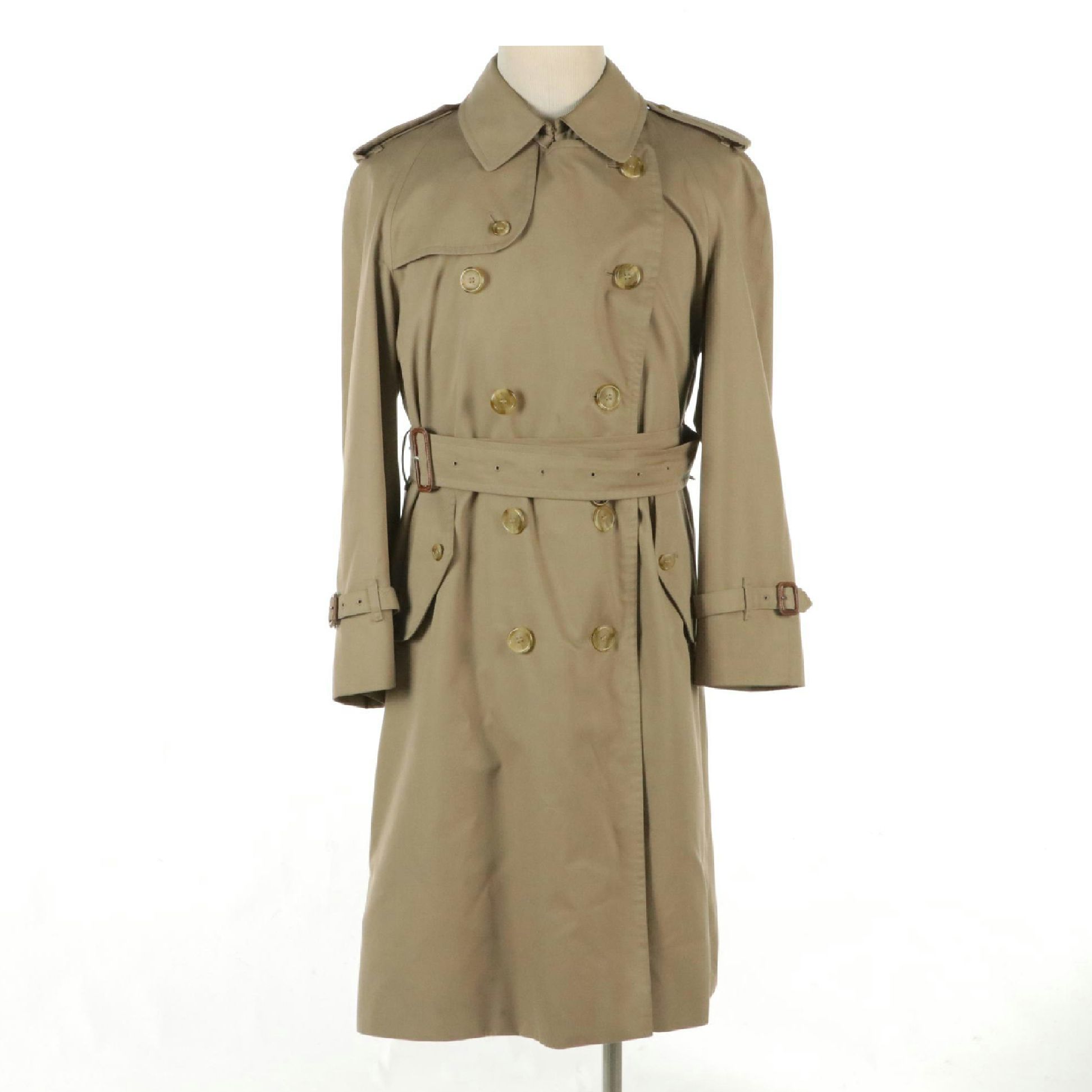 Men's Burberrys Cotton Blend Double-Breasted Trench Coat