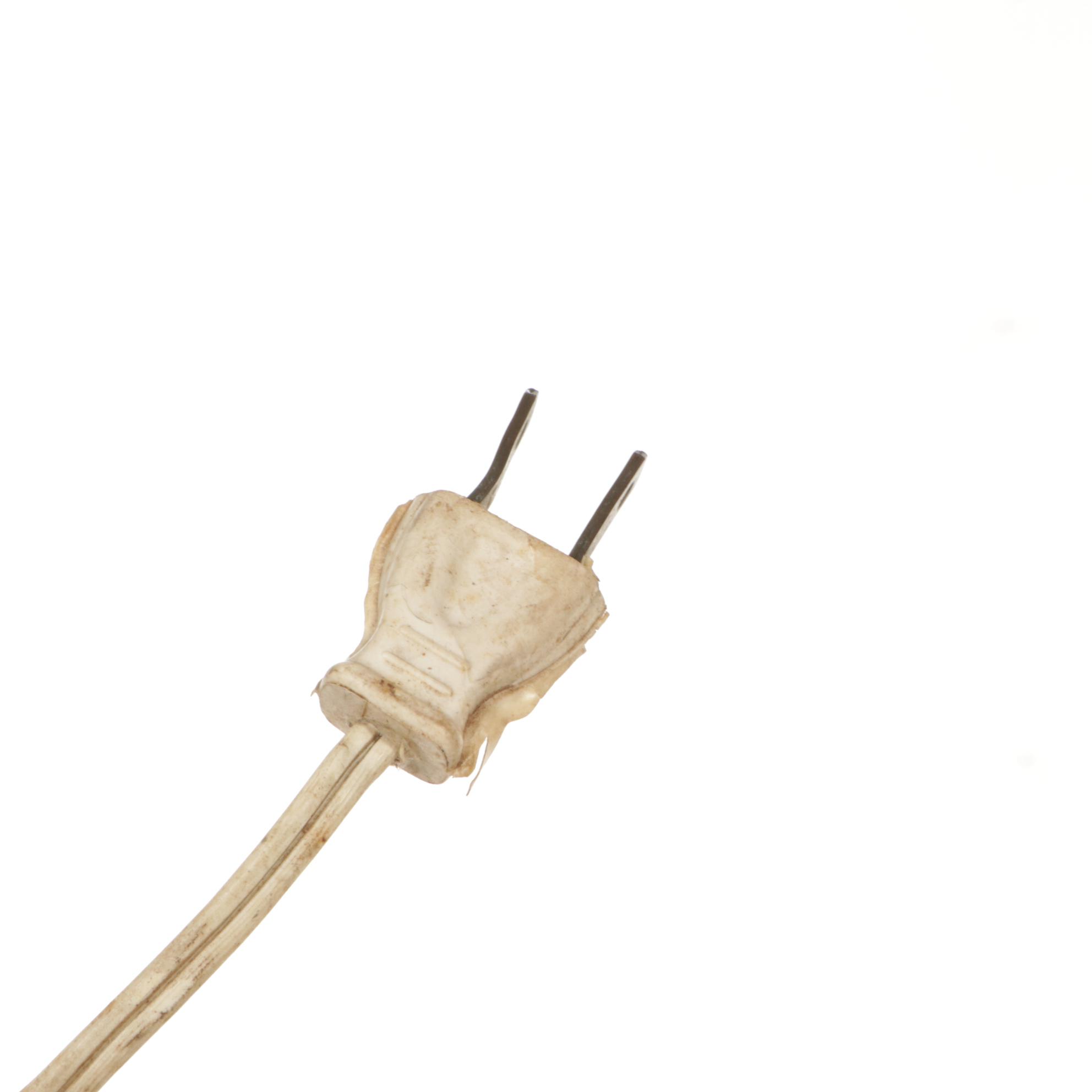 1960 Quartite Creative MCM Ivory and Brass Genie Lamp  with Drum Shade