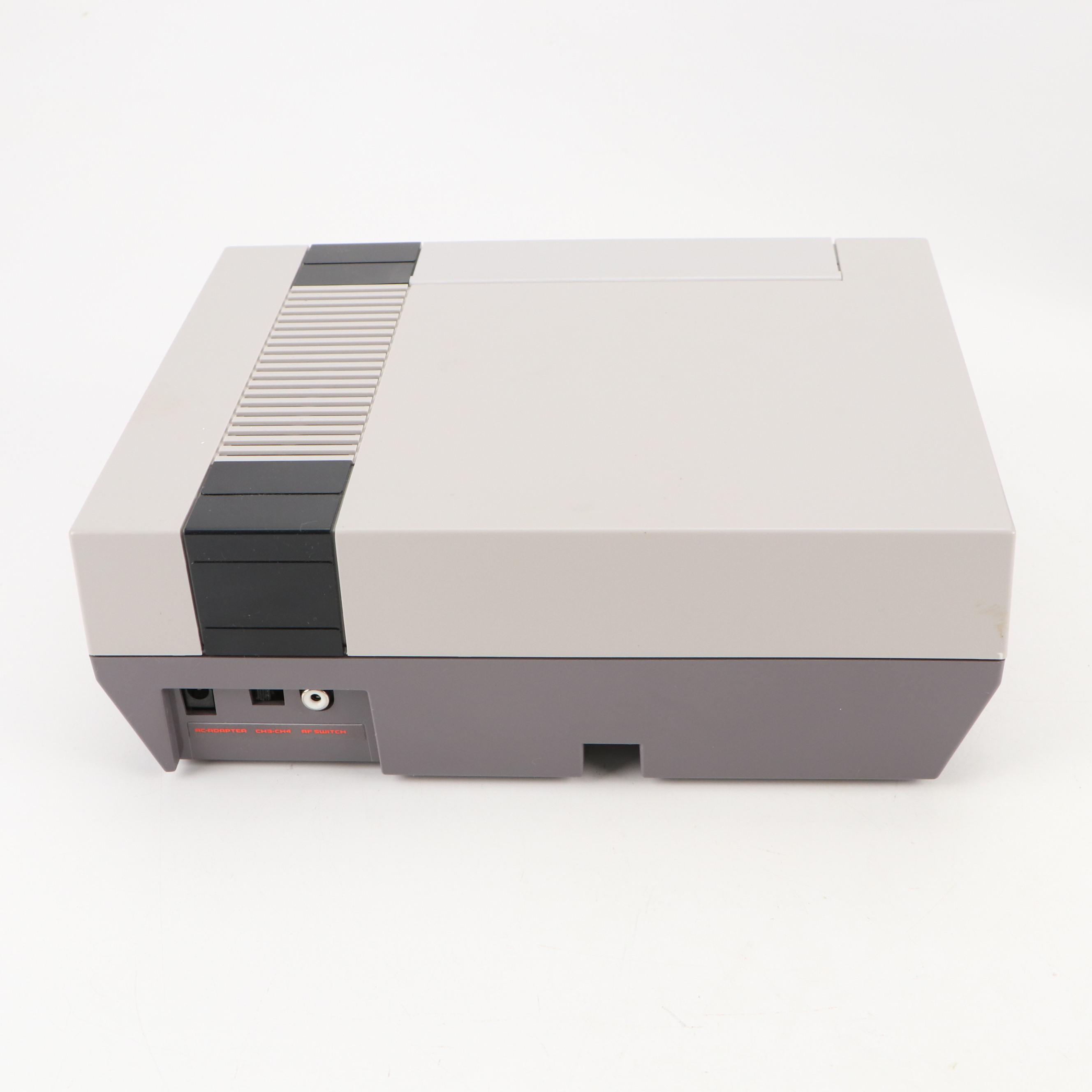 Nintendo NES Control Deck with Games and AD&D Second Edition Source Books