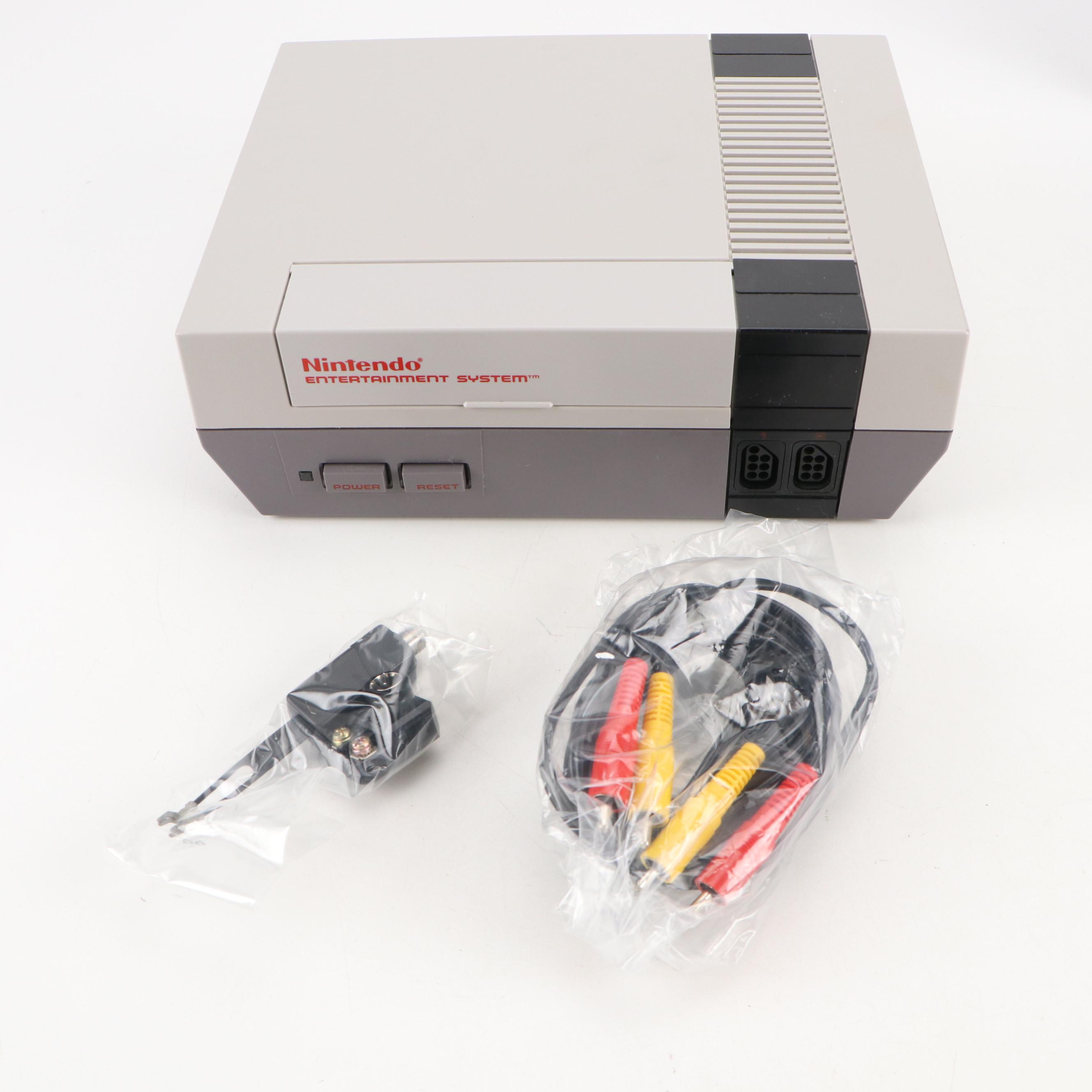 Nintendo NES Control Deck with Games and AD&D Second Edition Source Books