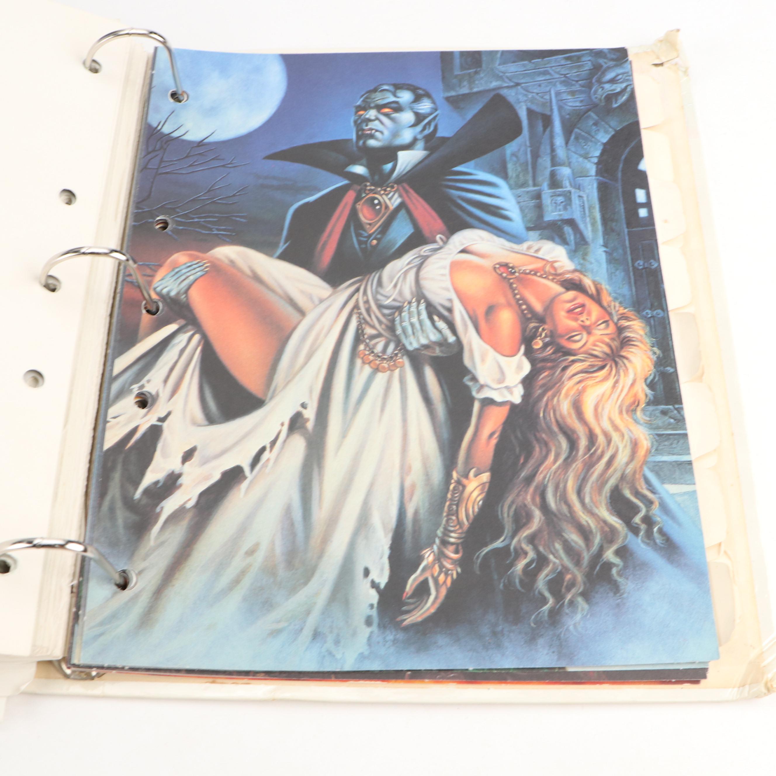 Nintendo NES Control Deck with Games and AD&D Second Edition Source Books