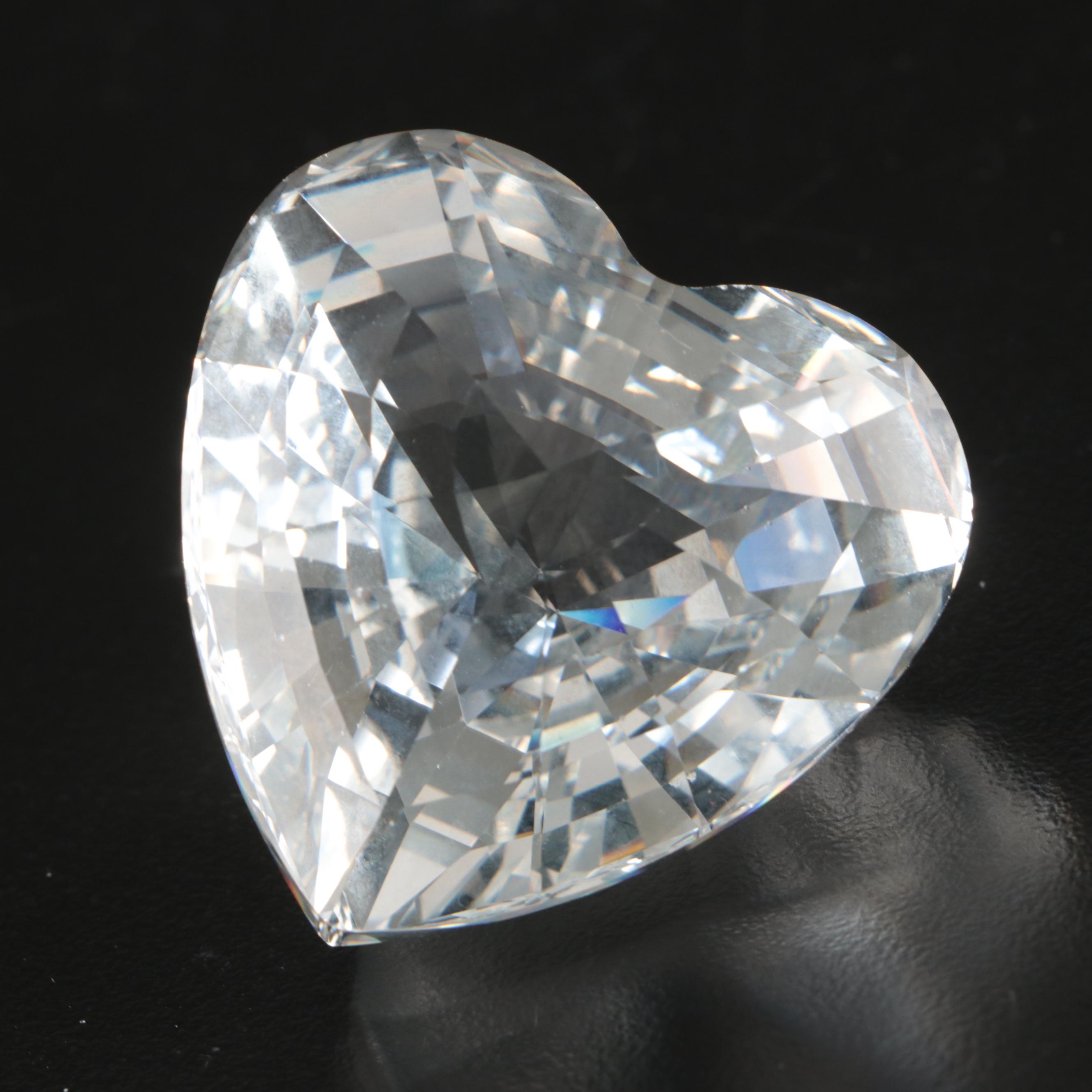 Swarovski Crystal Hearts with Other Figurines and Cleaning Kit