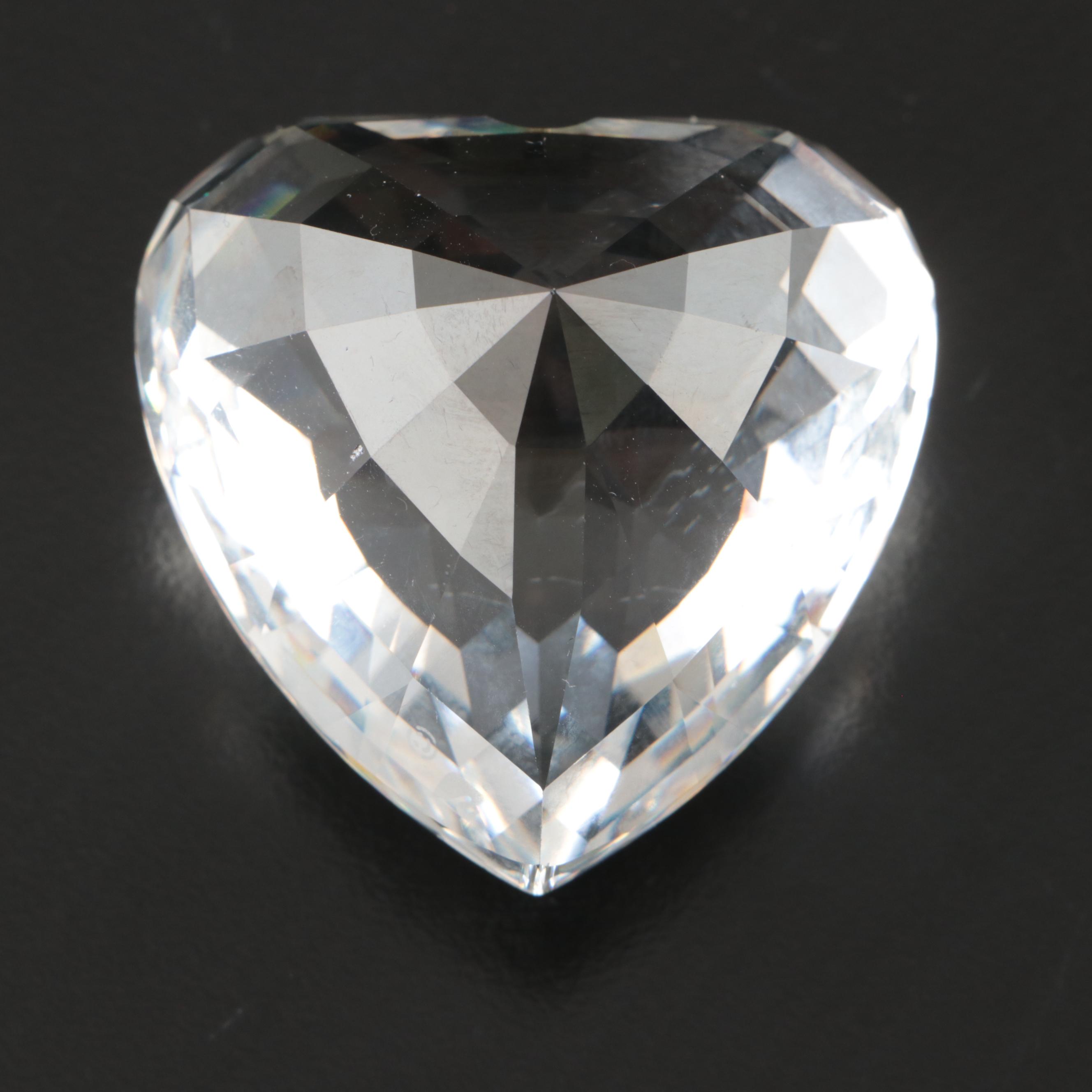 Swarovski Crystal Hearts with Other Figurines and Cleaning Kit