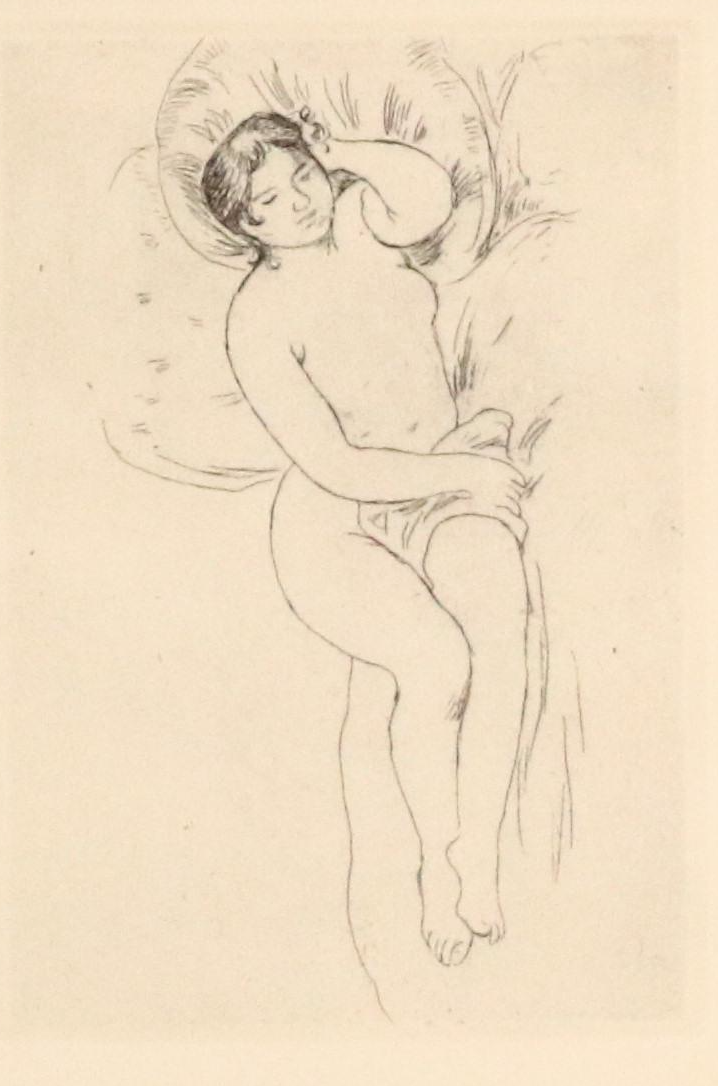 PierreAuguste Renoir Restrike Etching 