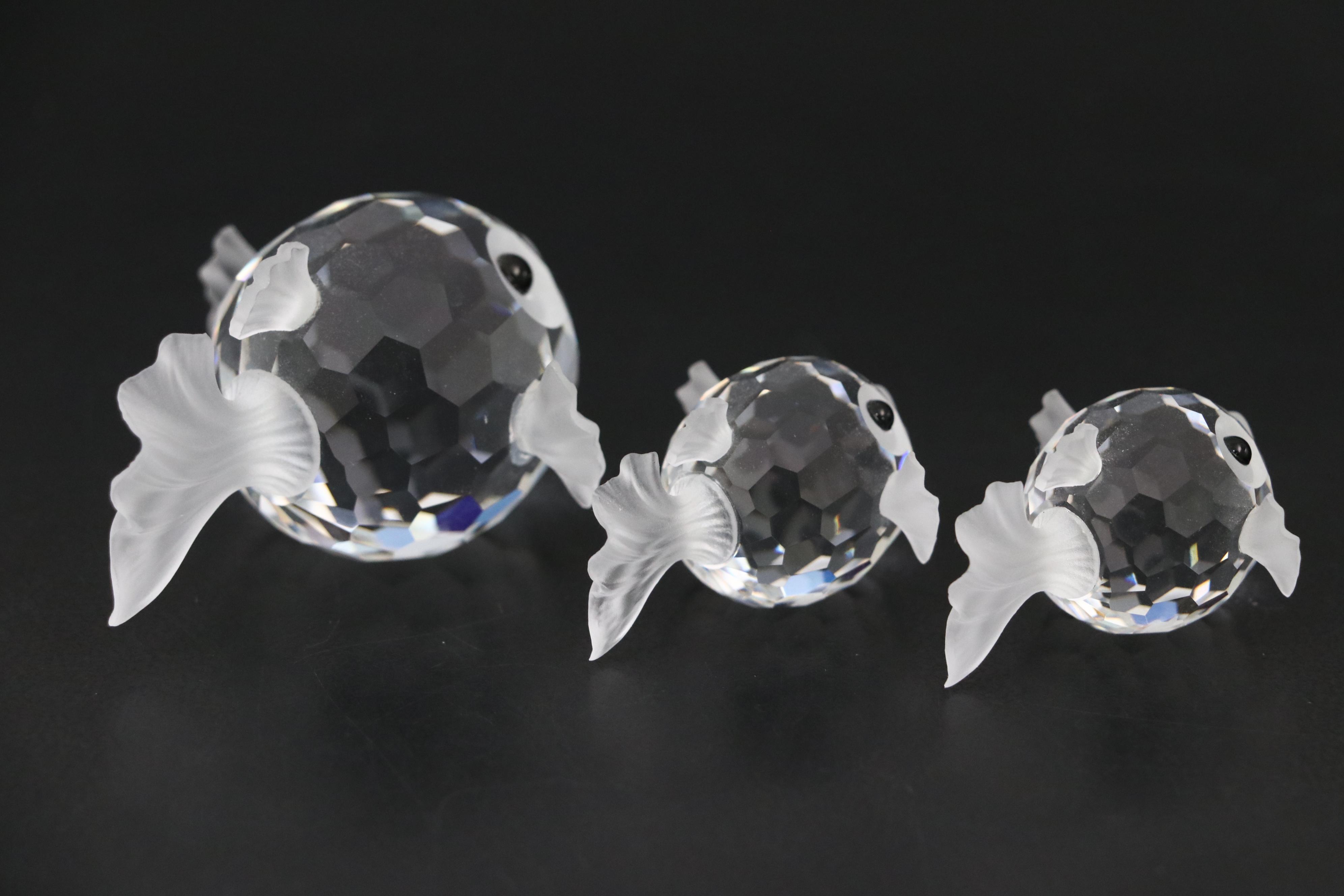 Swarovski Crystal Fish Figurines