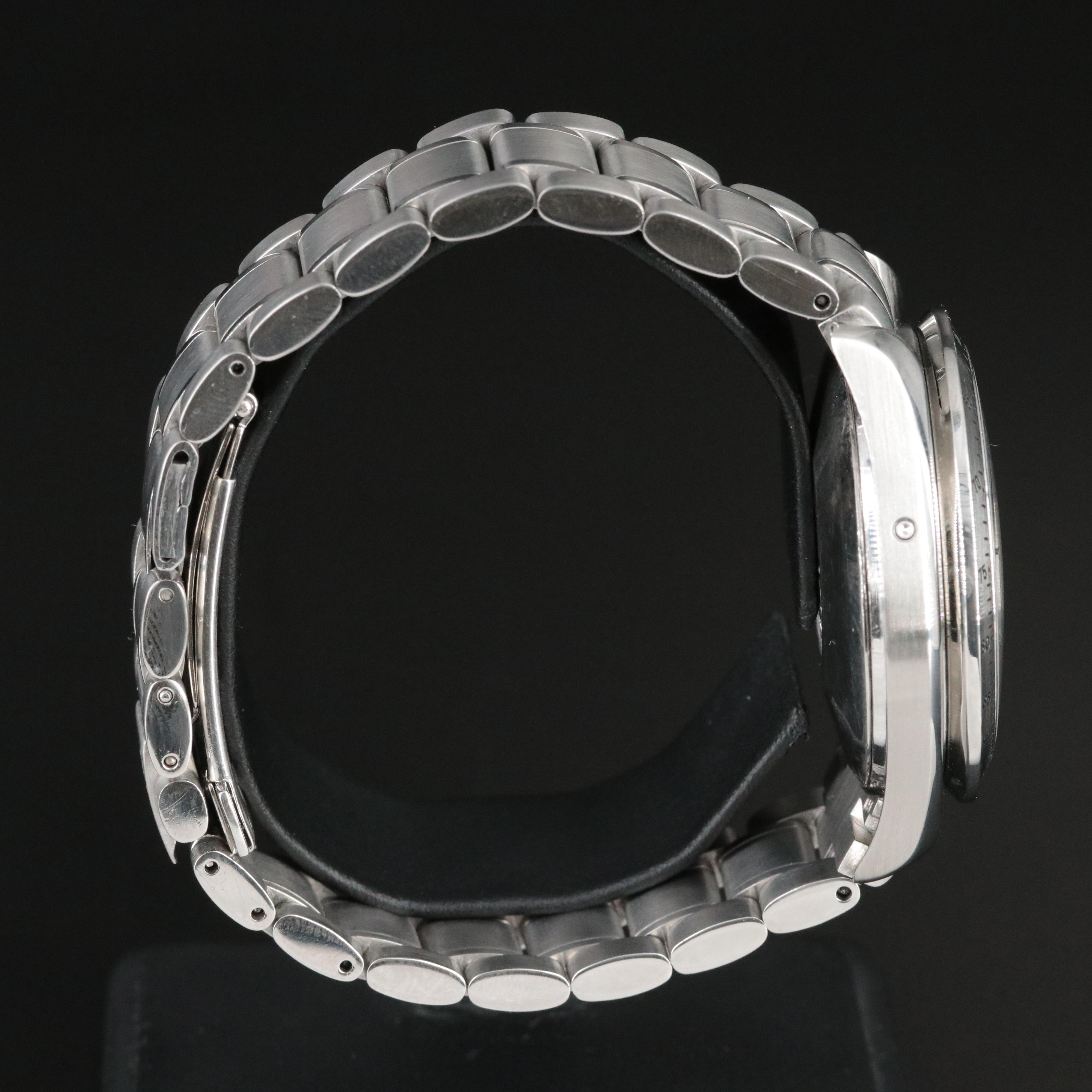 Omega Speedmaster Triple Calendar Blue Steel Automatic Watch