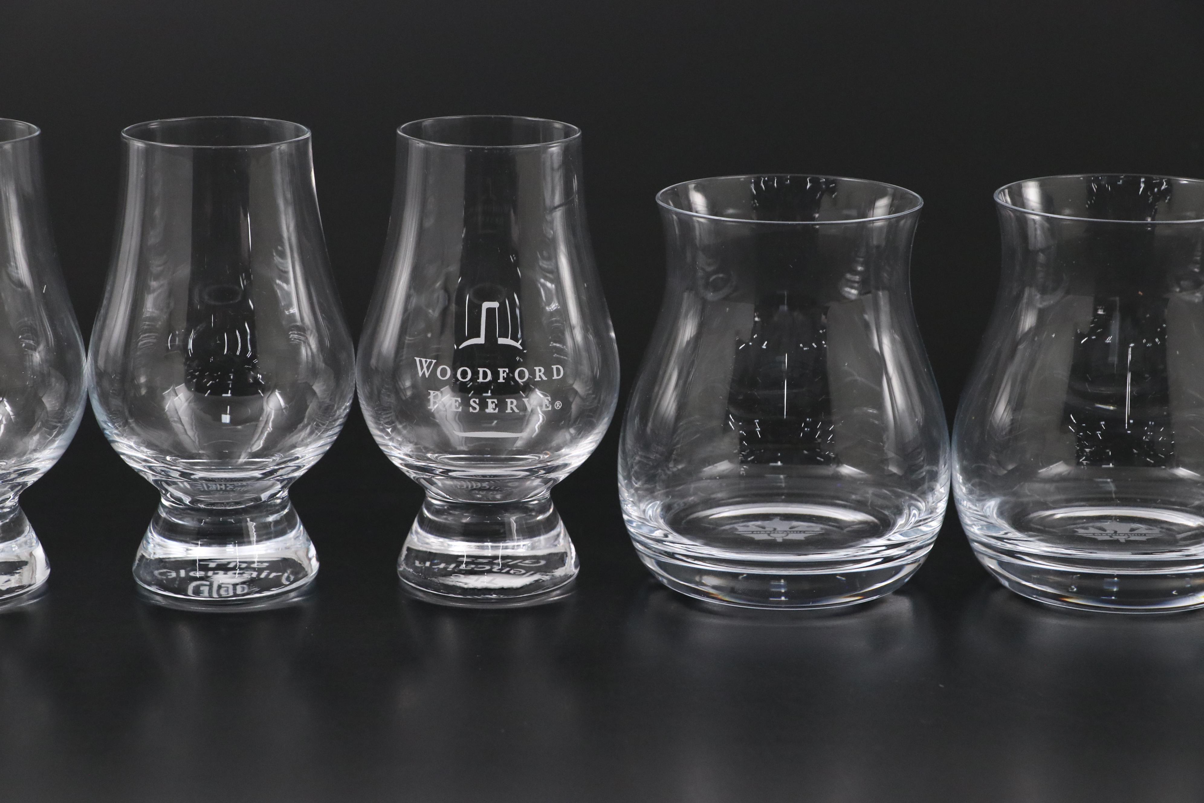 The Glencairn Glass Company with Woodford Reserve and Other Tasting Glasses