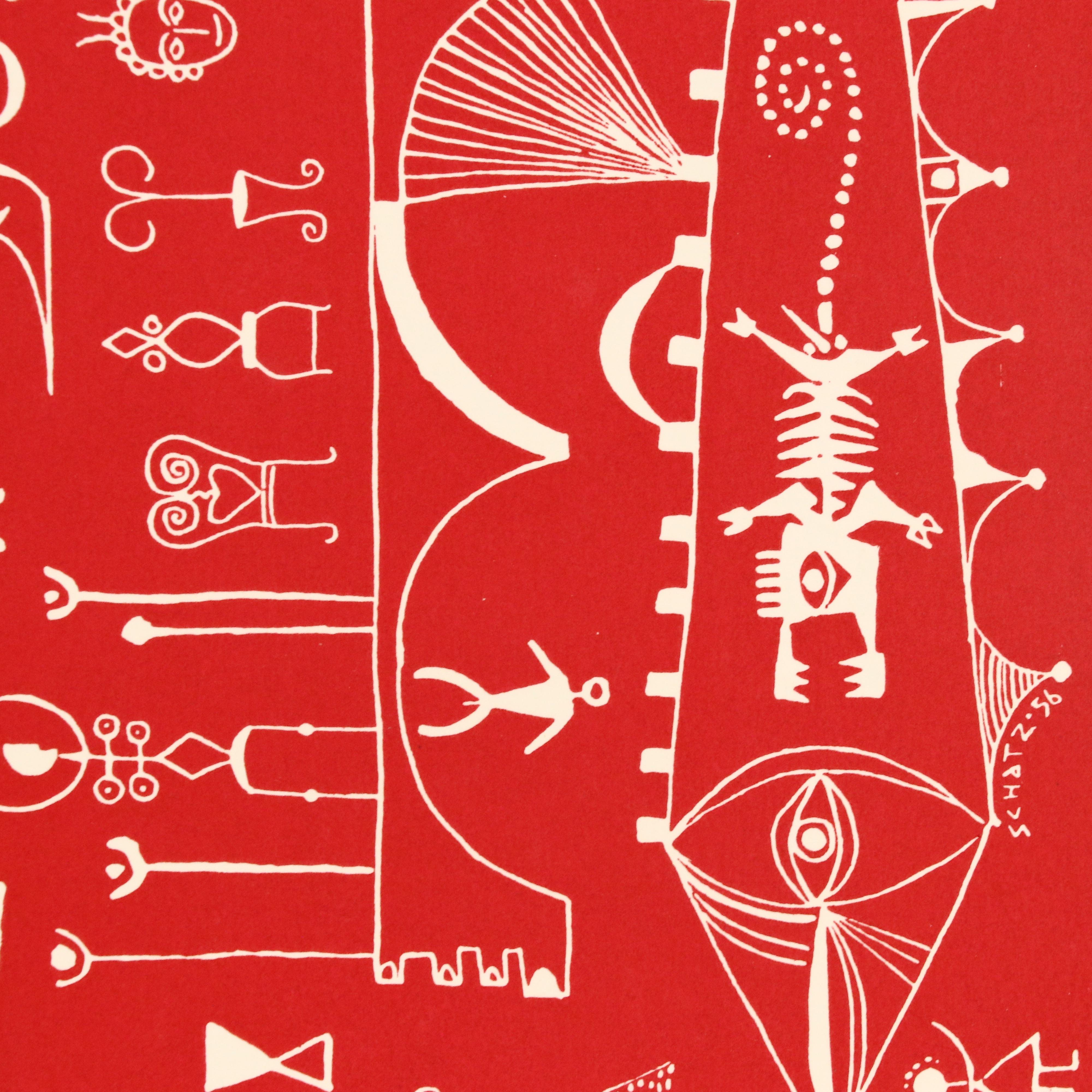 Portfolio of 12 Illustrations by Bezalel Schatz for Henry Miller