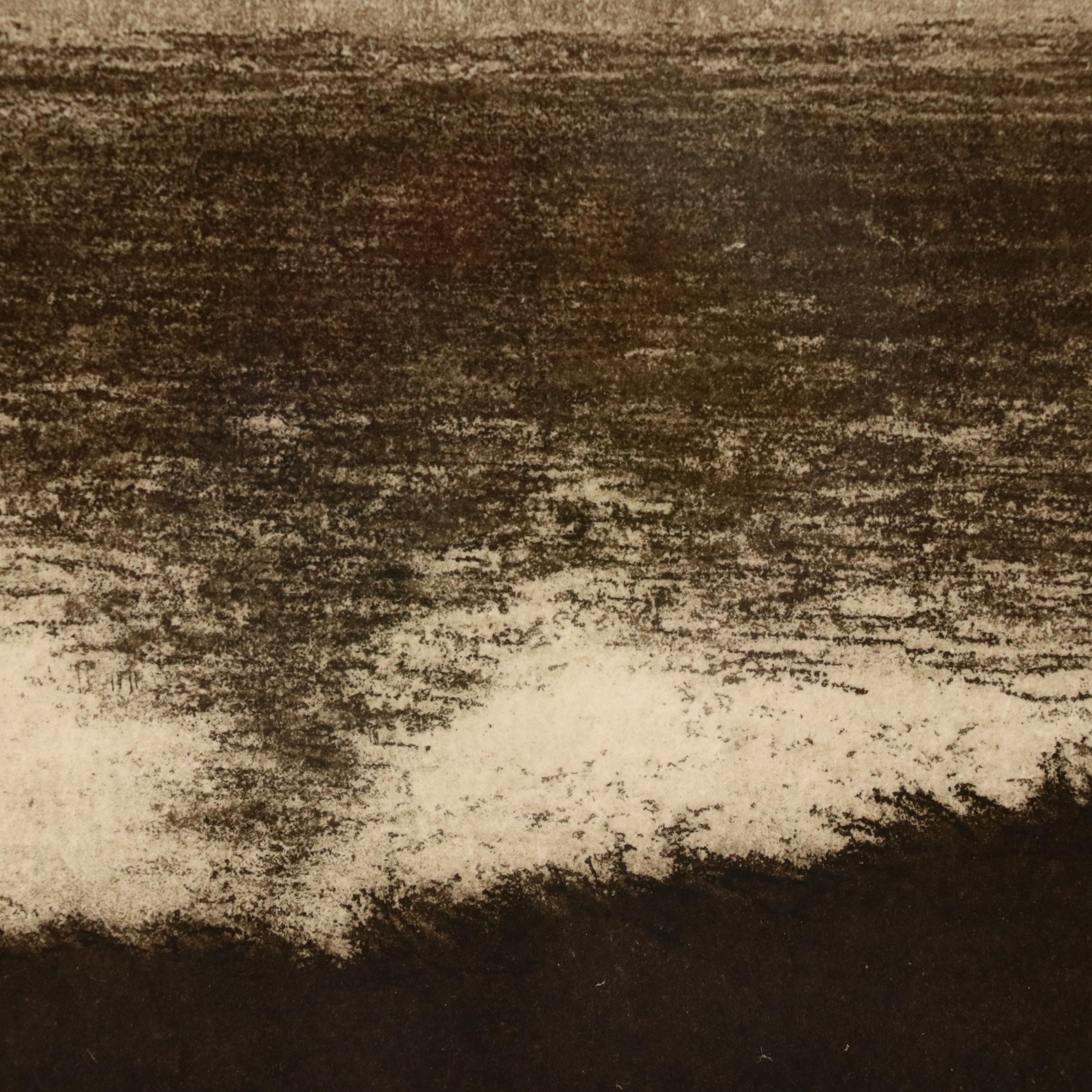 Edward Timothy Hurley Etching "Mt. Adams Through the Pines"