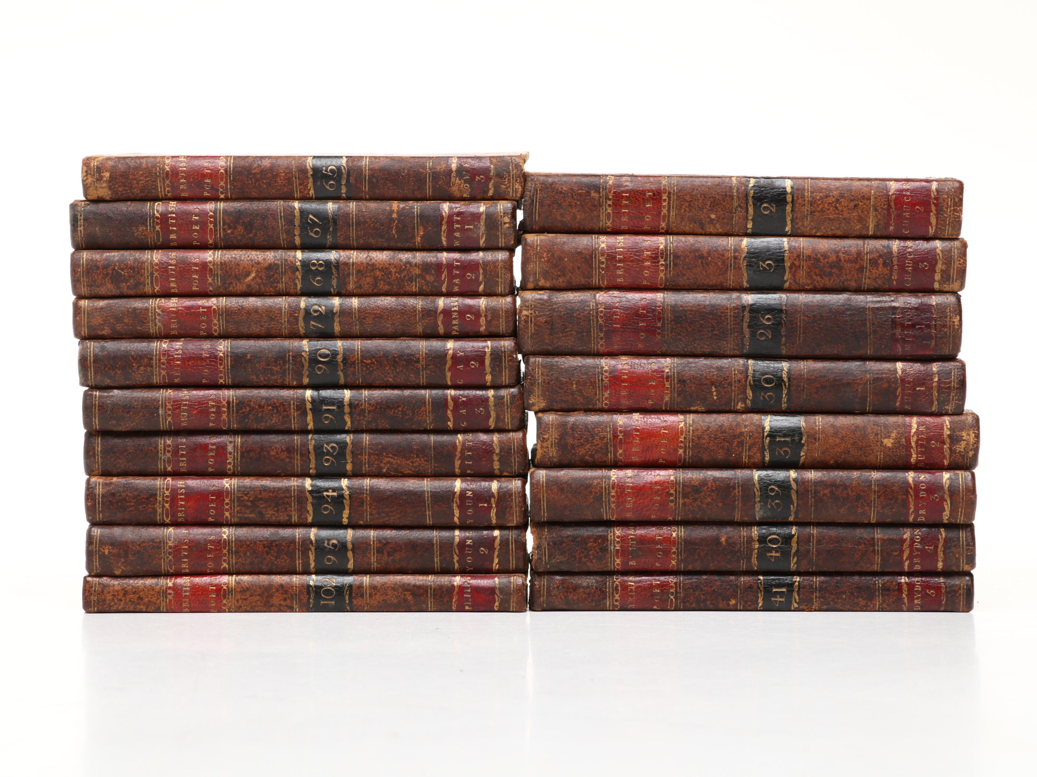 "The Poetical Works of John Gay" and Other Poetry Collections, Early 19th C.