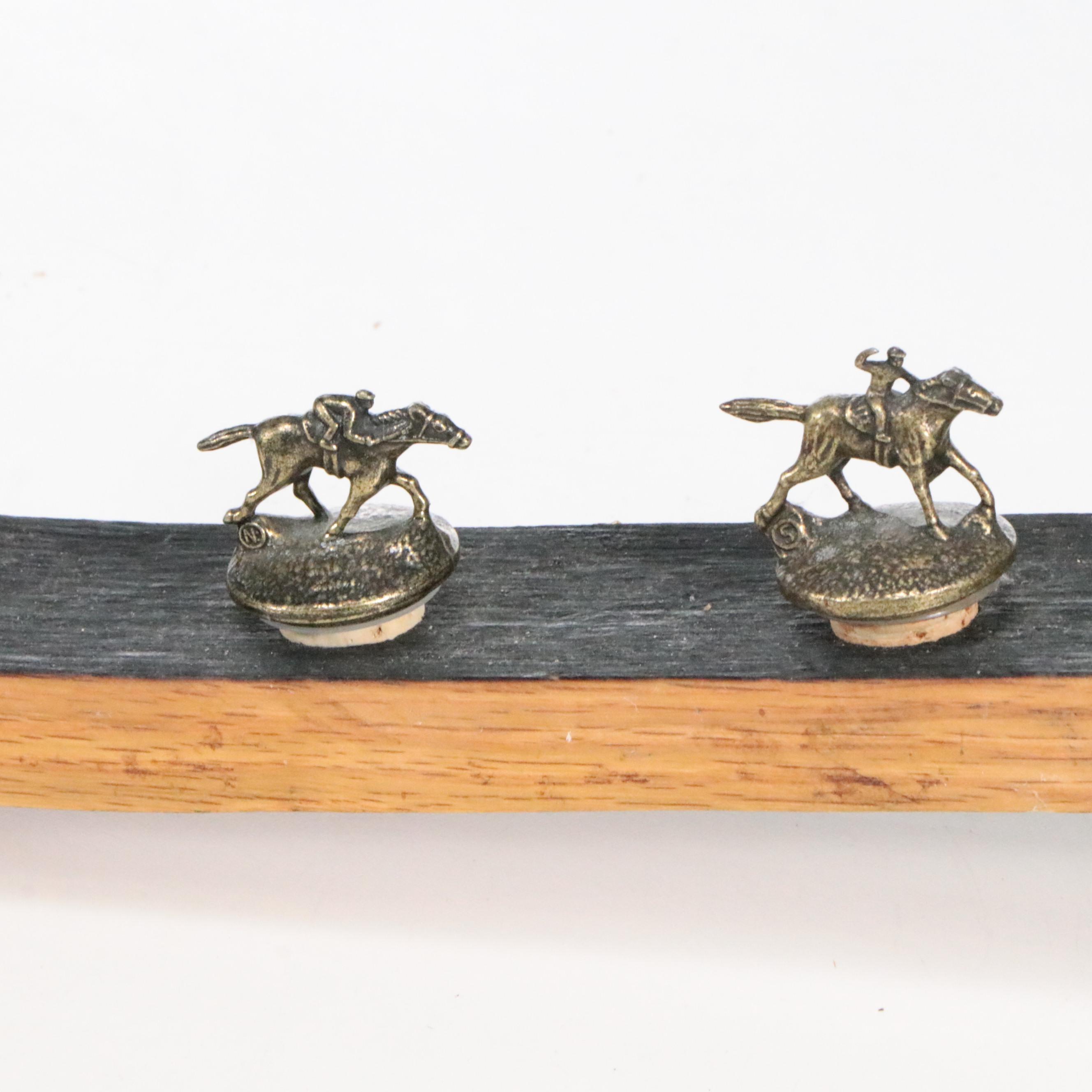 Buffalo Trace Distillery Bourbon Barrel Stave & Blanton's Racing Horse Stoppers