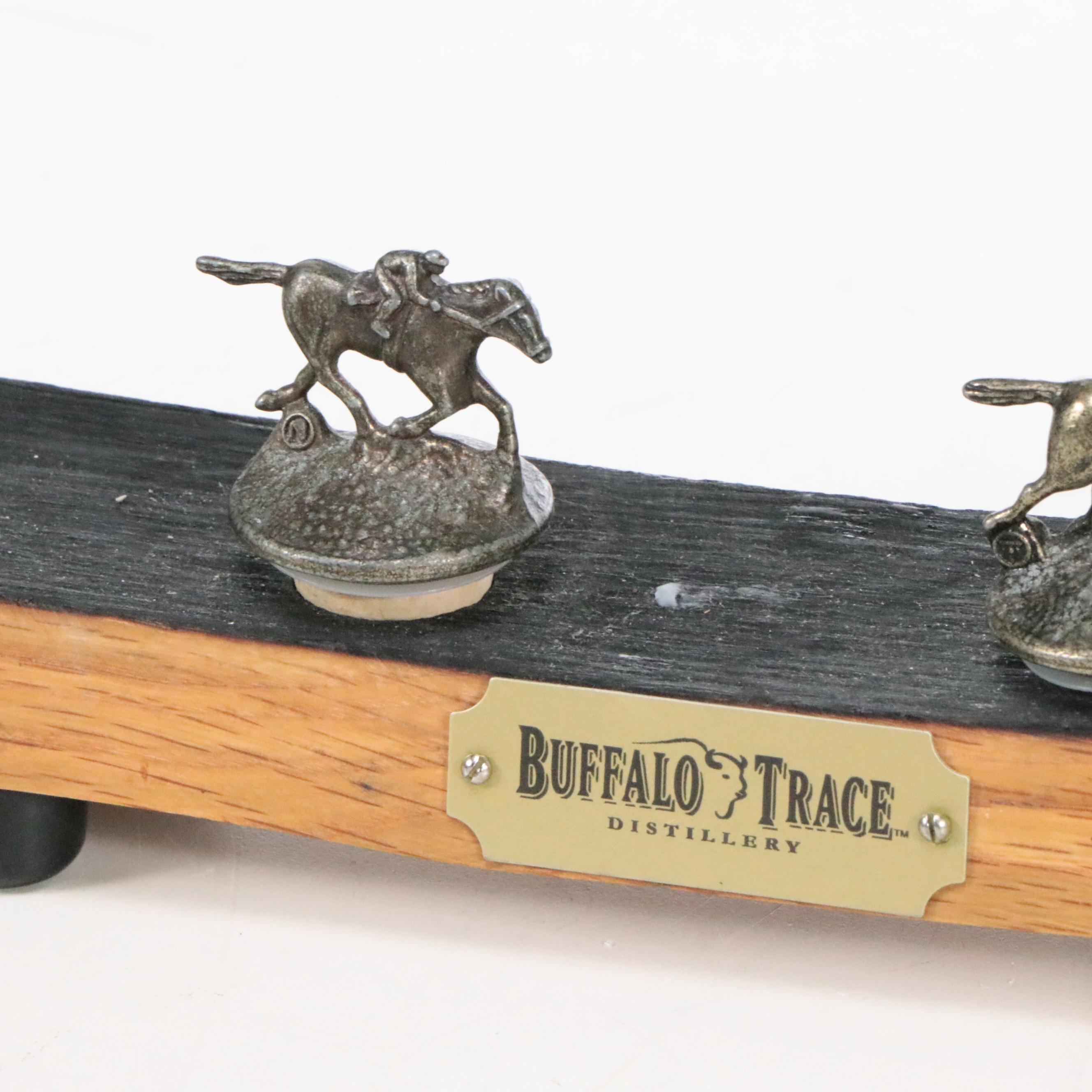 Buffalo Trace Distillery Bourbon Barrel Stave & Blanton's Racing Horse Stoppers