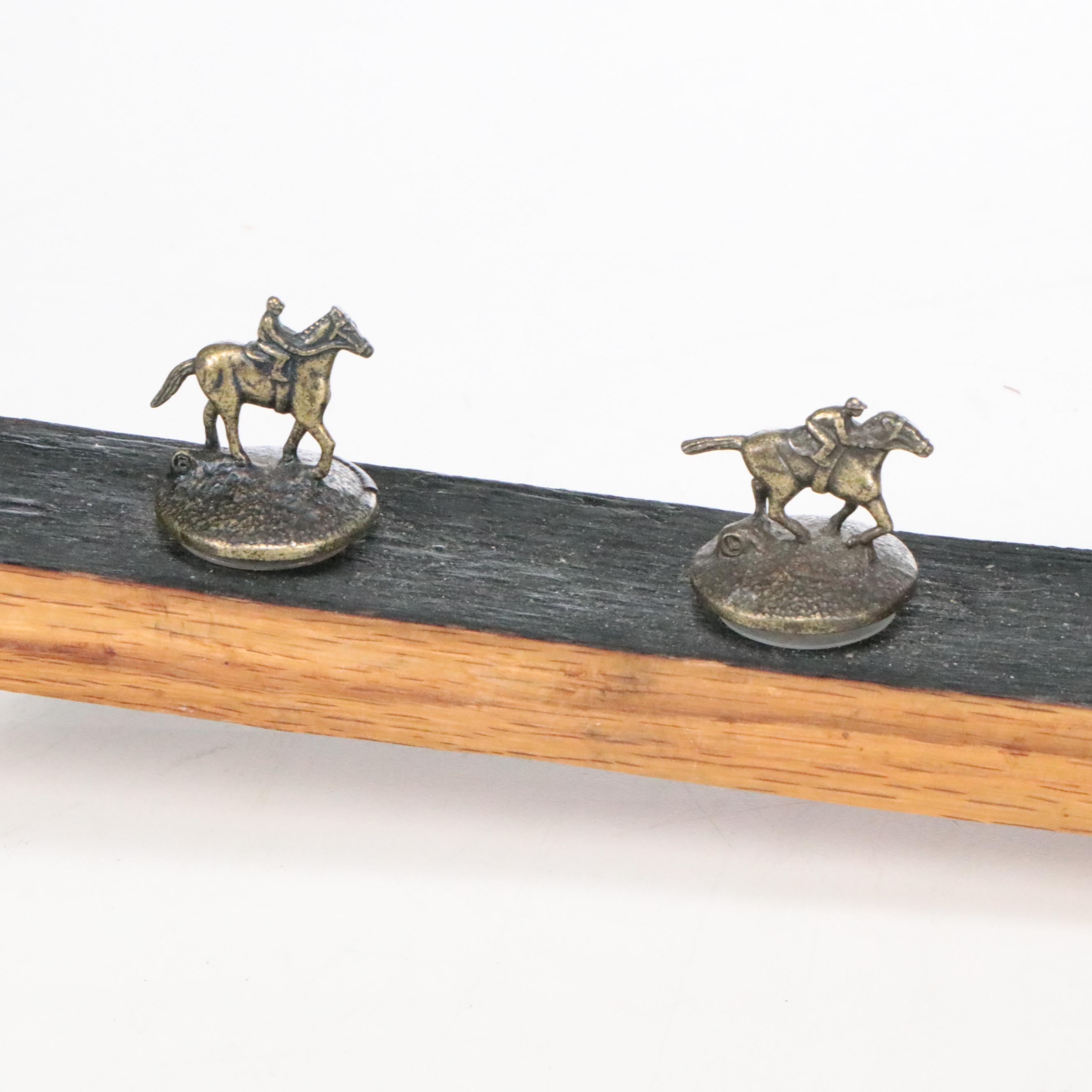 Buffalo Trace Distillery Bourbon Barrel Stave & Blanton's Racing Horse Stoppers