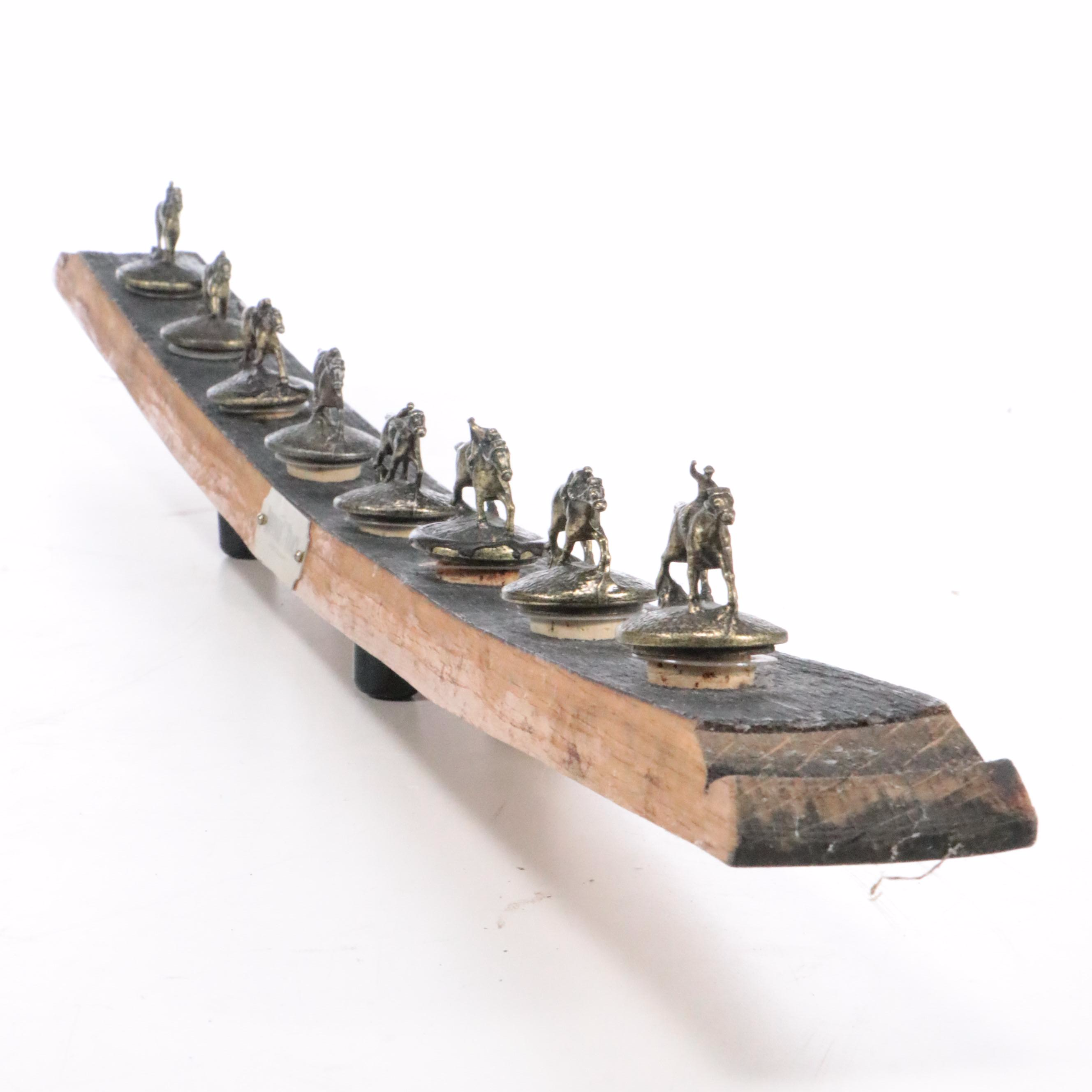 Buffalo Trace Distillery Bourbon Barrel Stave & Blanton's Racing Horse Stoppers