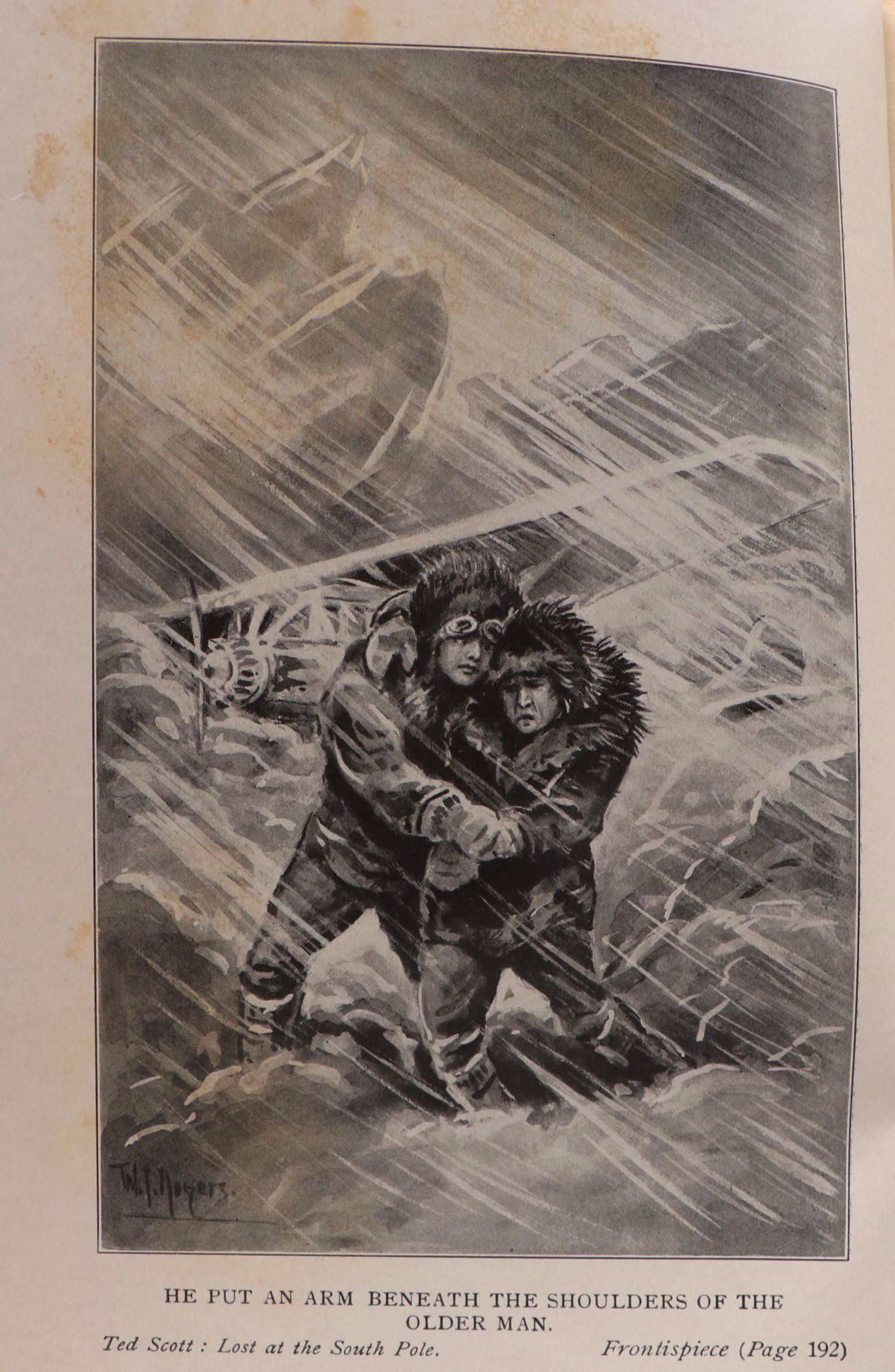 Illustrated "Lost at the South Pole" and More Books by Franklin W. Dixon