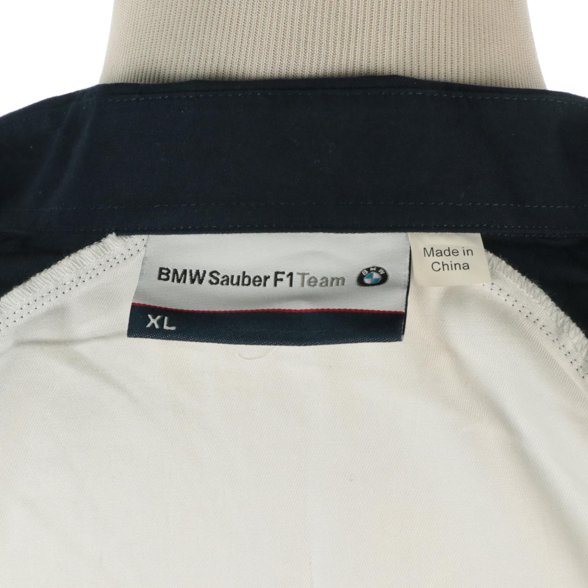 Men's BMW Petronas Sauber F1 Team Short Sleeve Button Up Shirt
