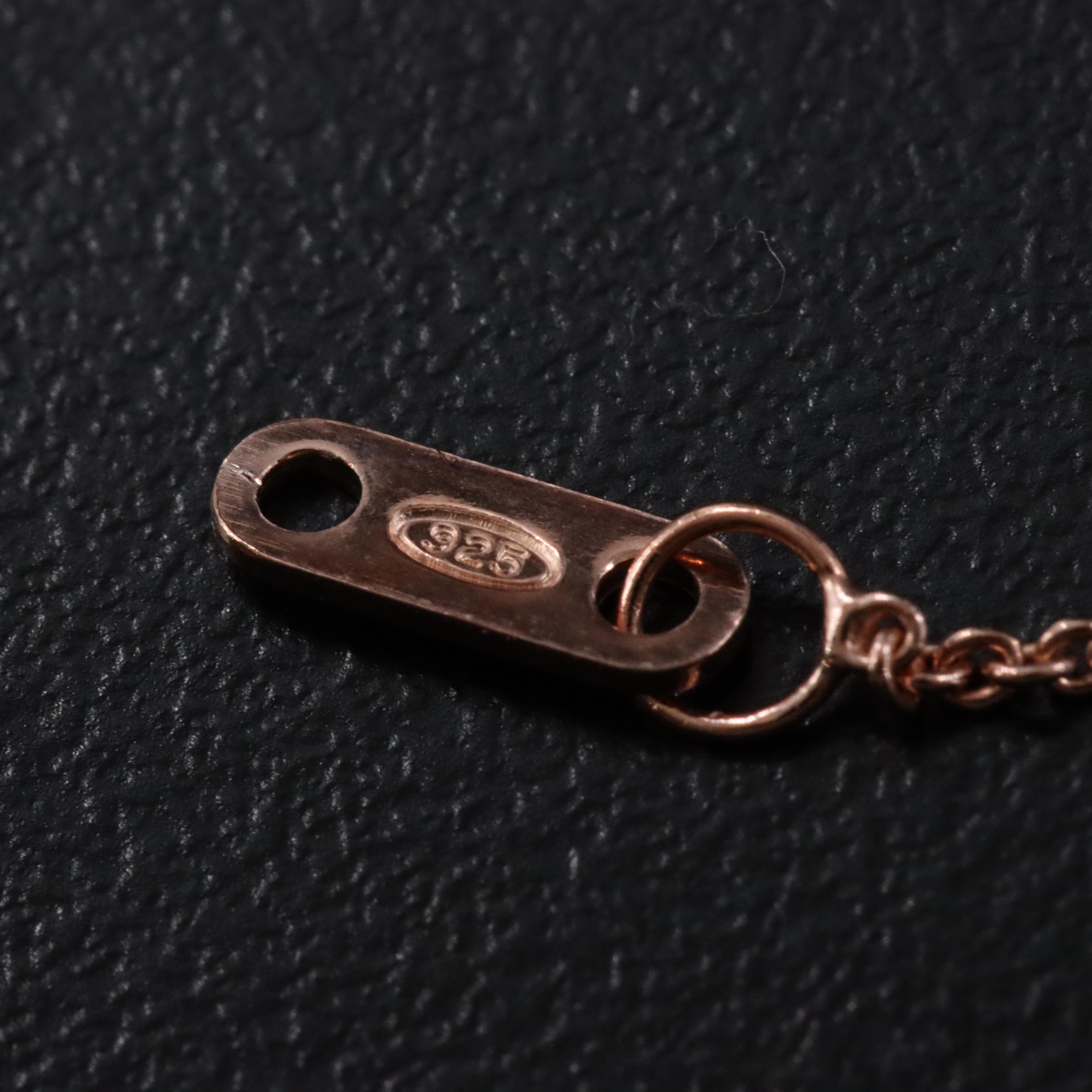 Sterling Citrine and Diamond Pendant Necklace