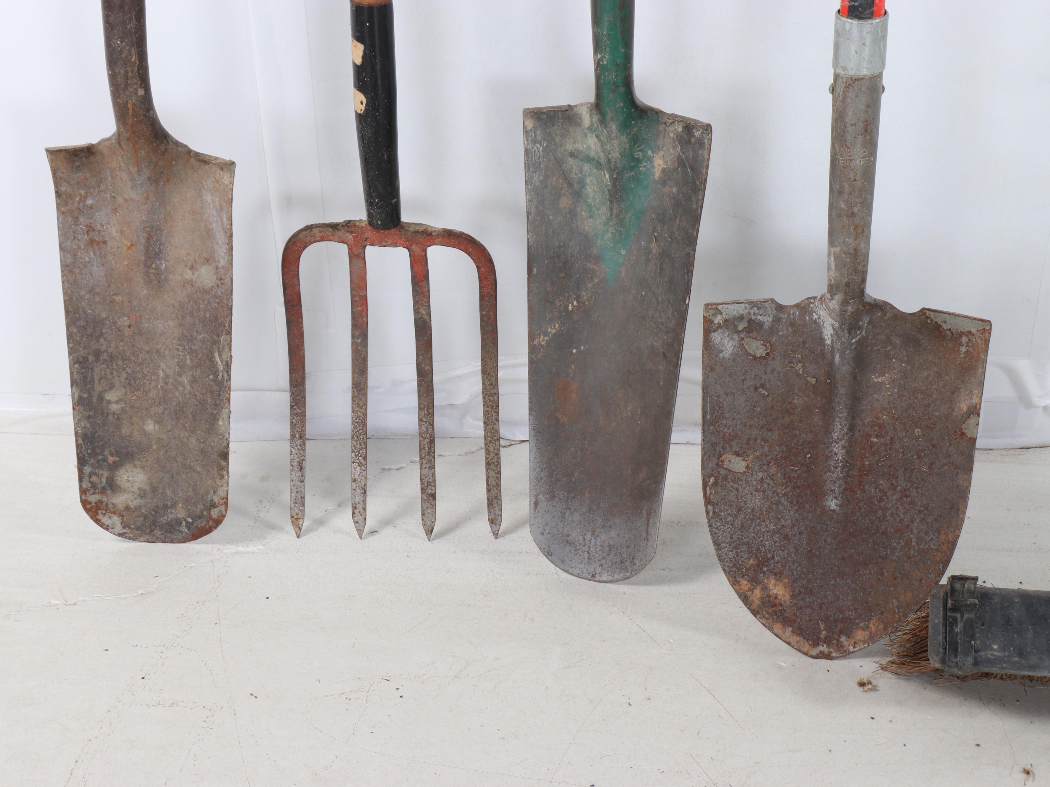 Post Hole Digger, Garden Spade, Fork, Edger and More Yard Tools